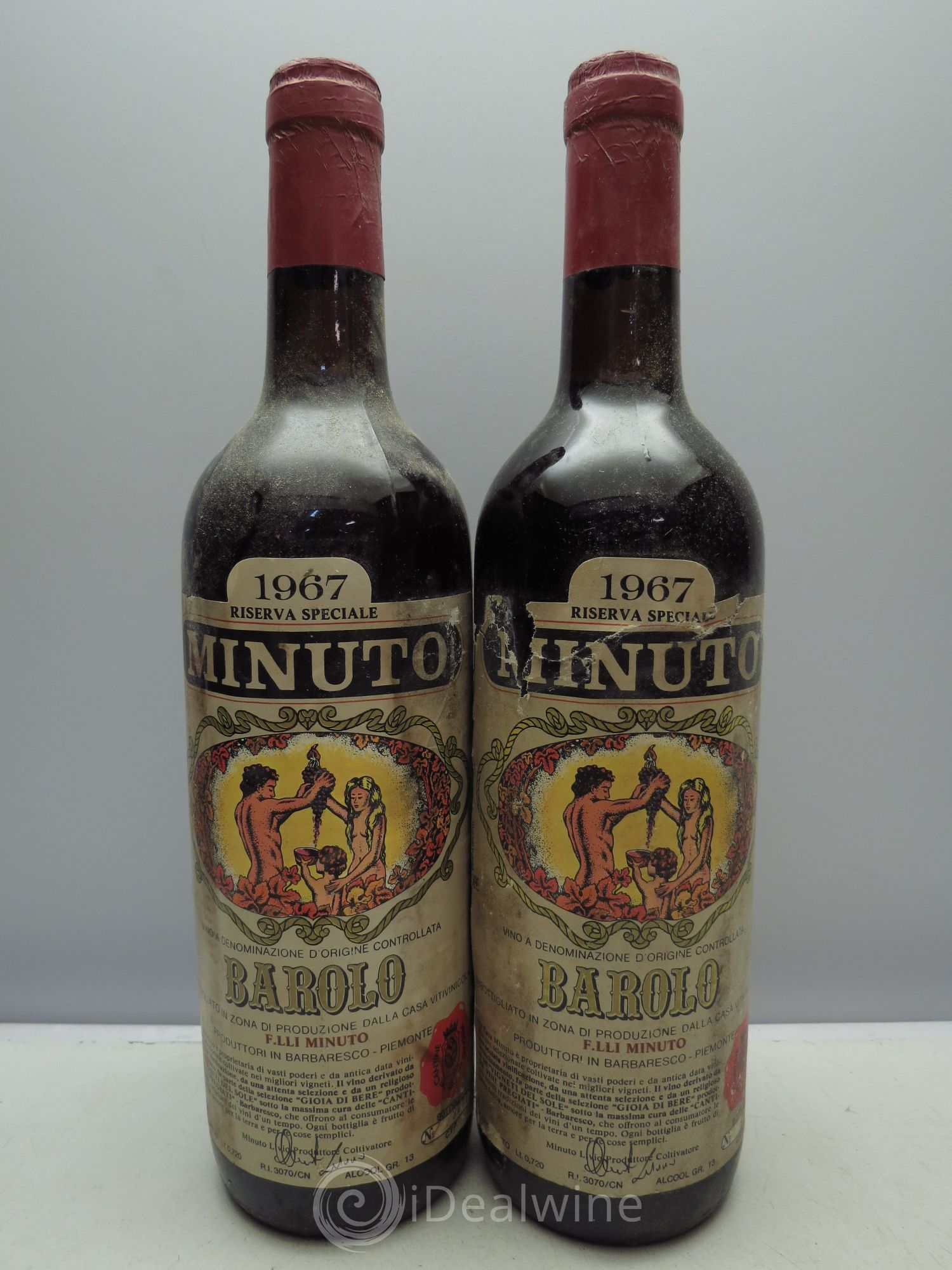 Barolo Minuto Riserva Sepciale 1967 - Lot de 2 bouteilles - 0