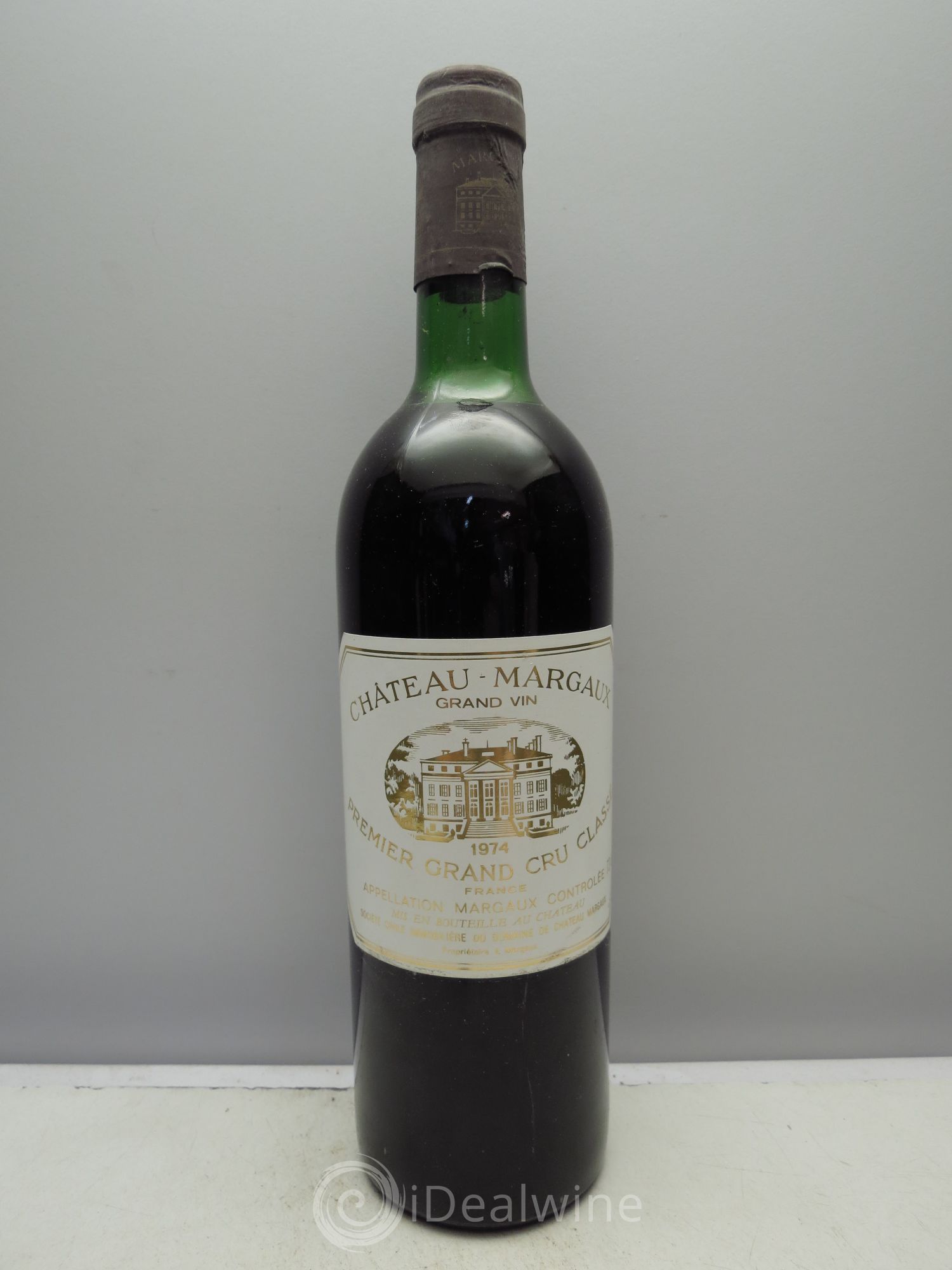 Château Margaux 1er Grand Cru Classé 1974 - Lot de 1 bouteille - 0