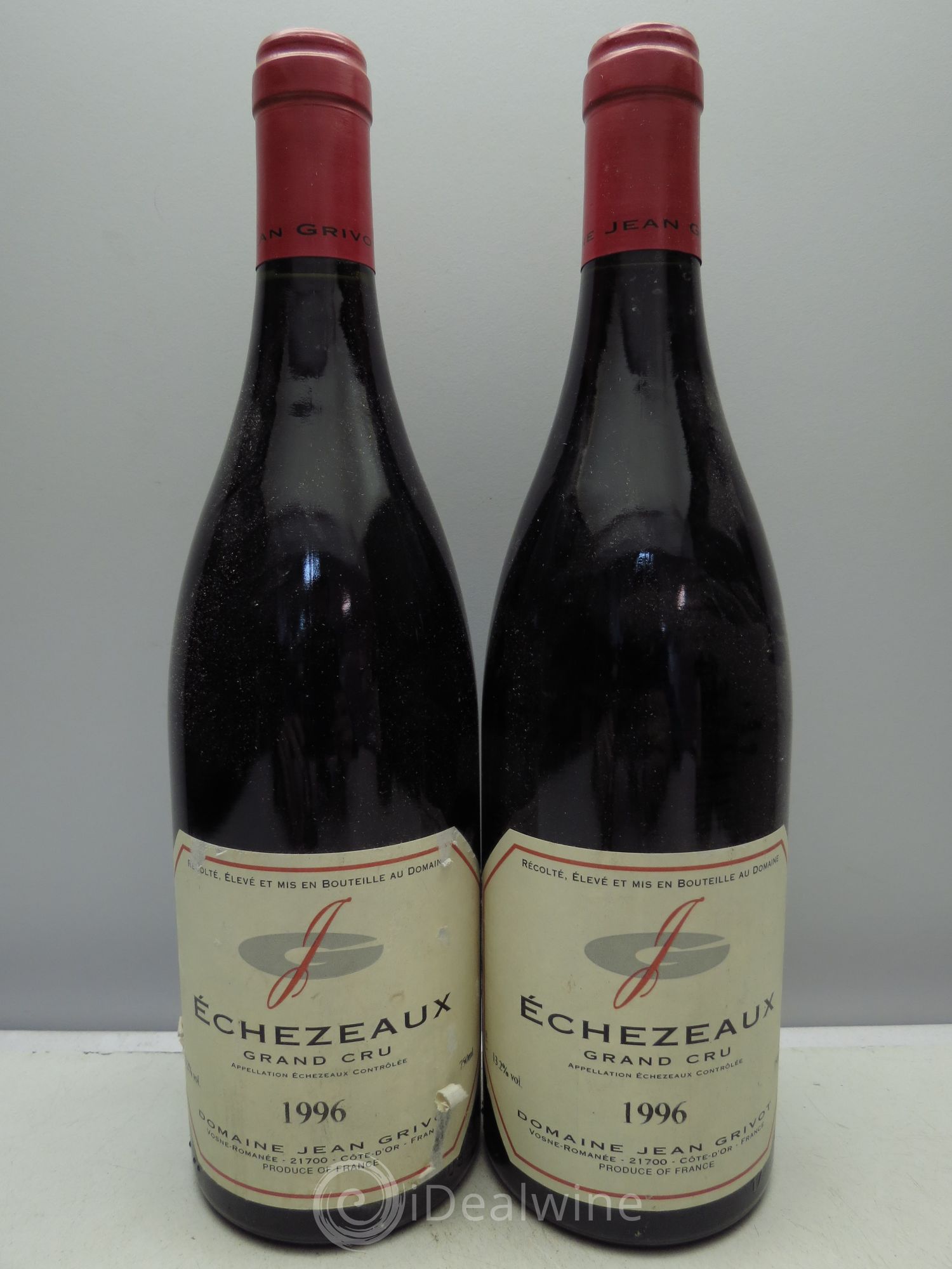 Echezeaux Grand Cru Jean Grivot 1996 - Lot de 2 bouteilles - 0