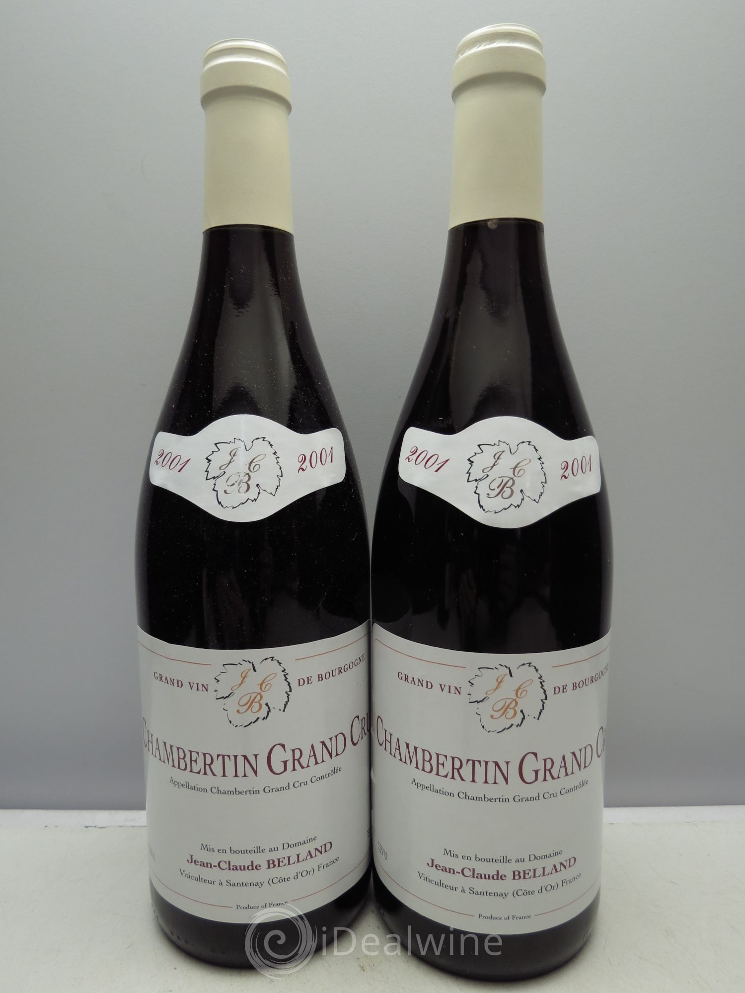 Chambertin Grand Cru Jean Claude Belland 2001 - Posten von 2 Flaschen - 0