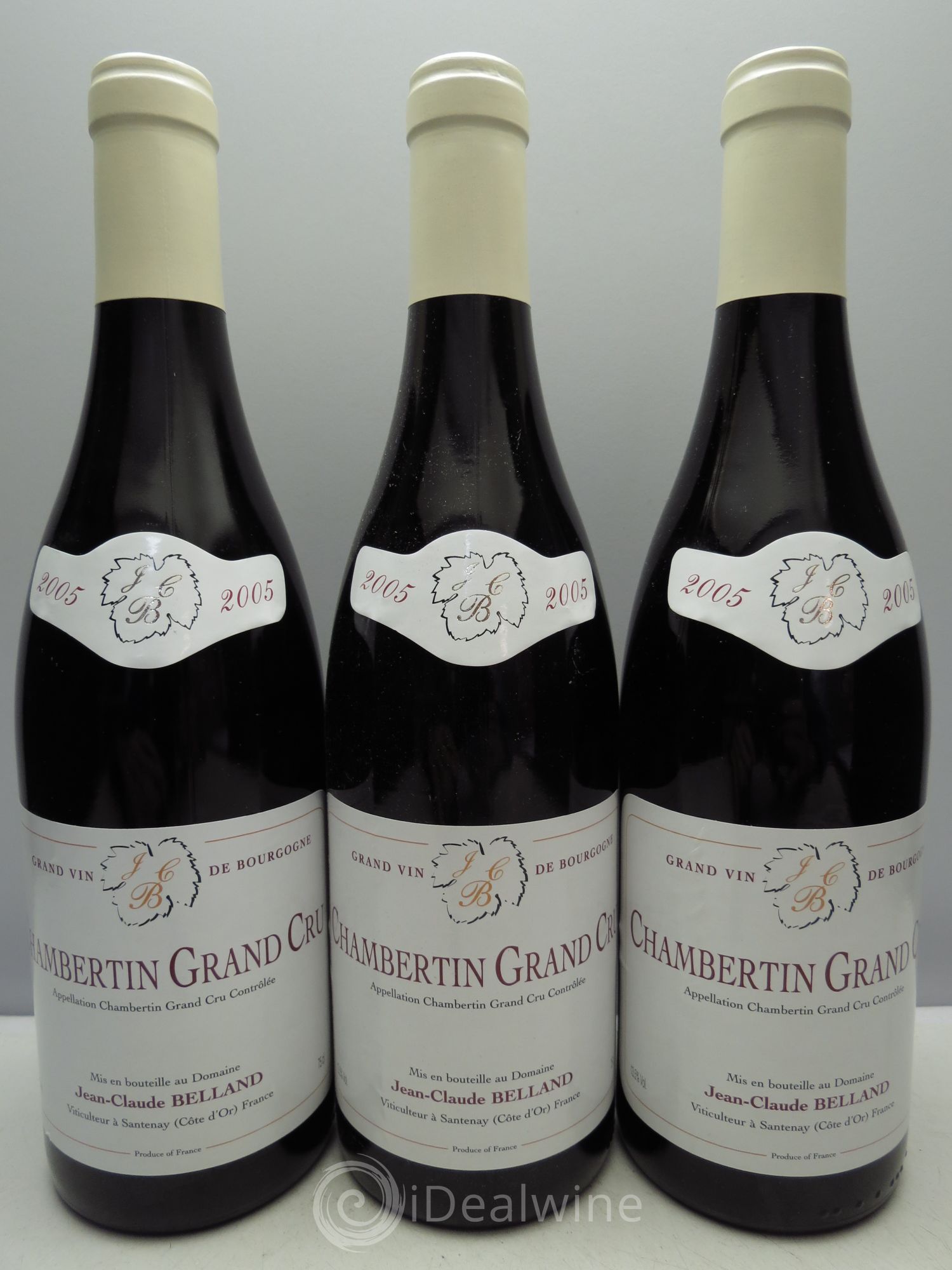 Chambertin Grand Cru Jean Claude Belland 2005 - Posten von 3 Flaschen - 0