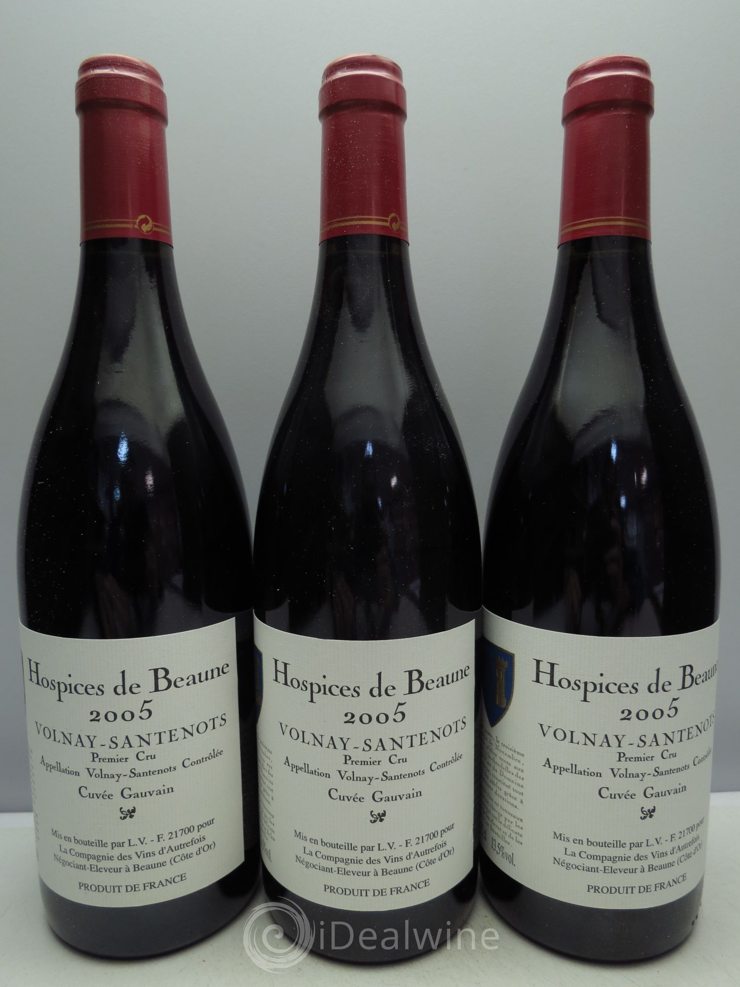 Volnay 1er Cru Hospices de Beaune Cuvée Gauvain 2005 - Posten von 3 Flaschen - 0