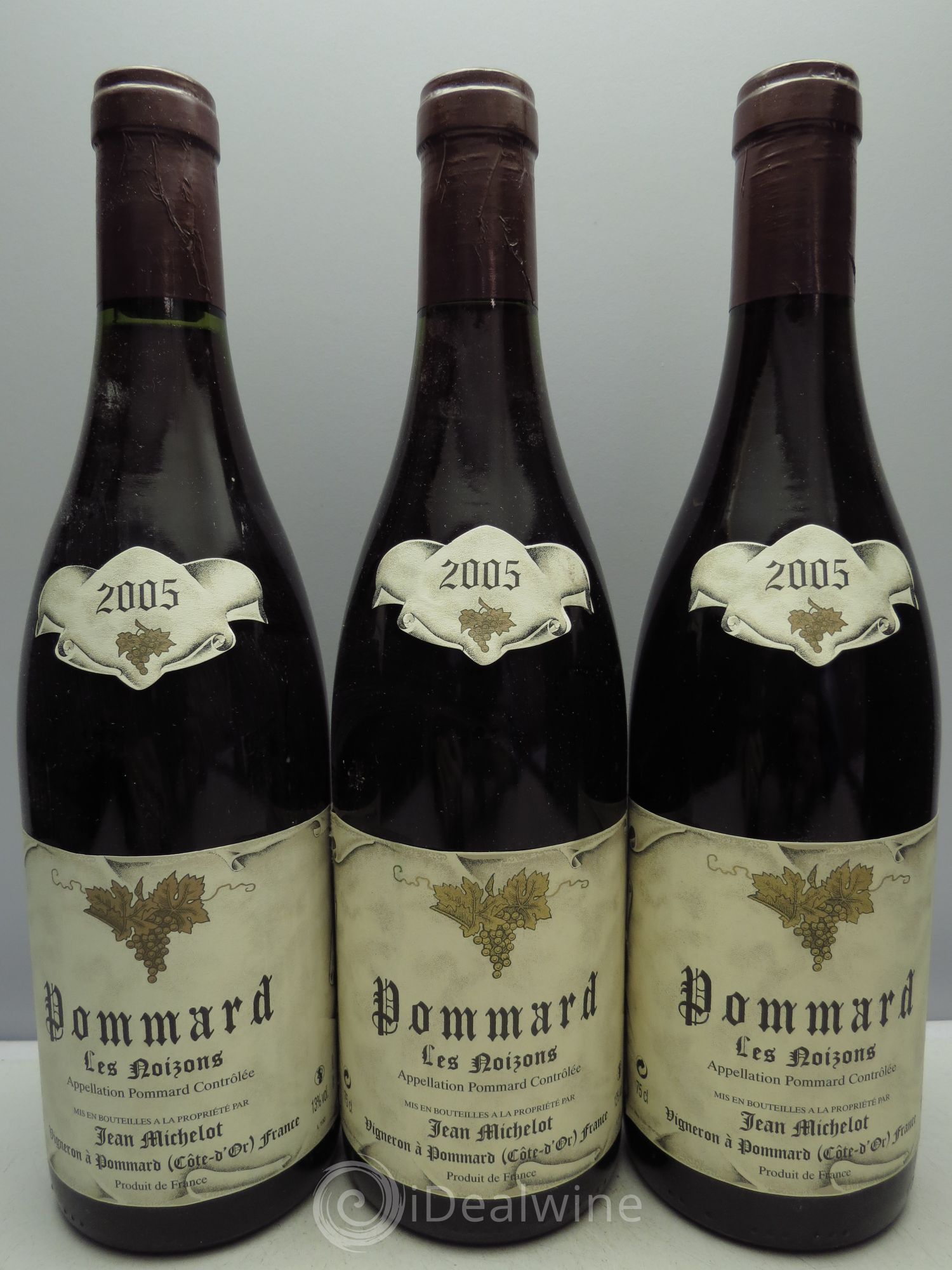 Pommard Les Noizons Jean Michelot 2005 - Posten von 3 Flaschen - 0