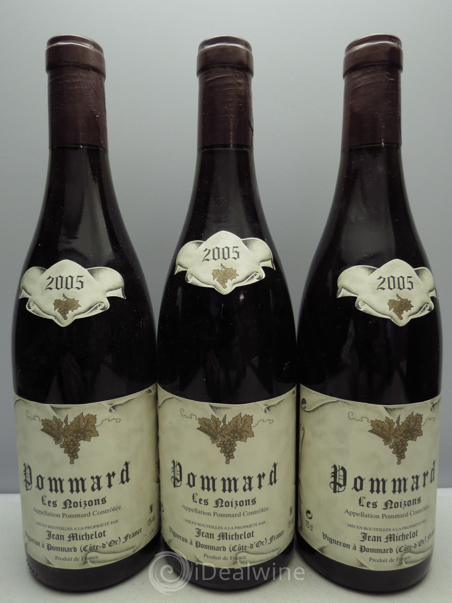 Pommard Les Noizons Jean Michelot 2005 - Posten von 3 Flaschen - 0