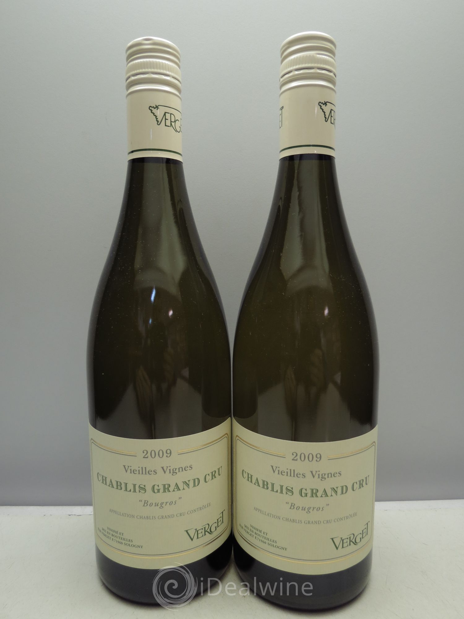 Chablis Grand Cru Vieilles Vignes Verget 2009 - Posten von 2 Flaschen - 0