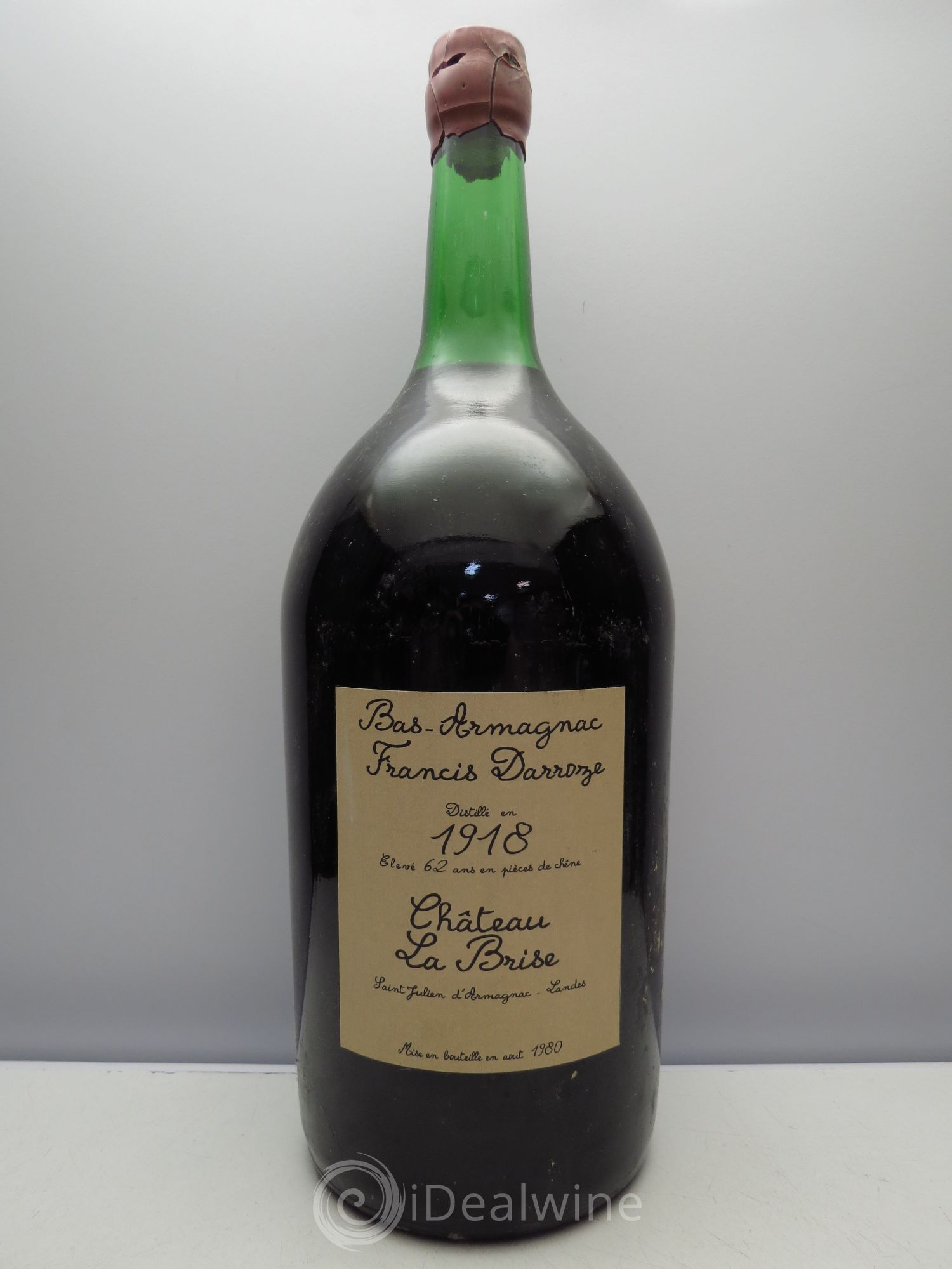 Armagnac Francis Darroze Château de la Brise (2.5L) 1918 - Posten von 1 Flasche - 0