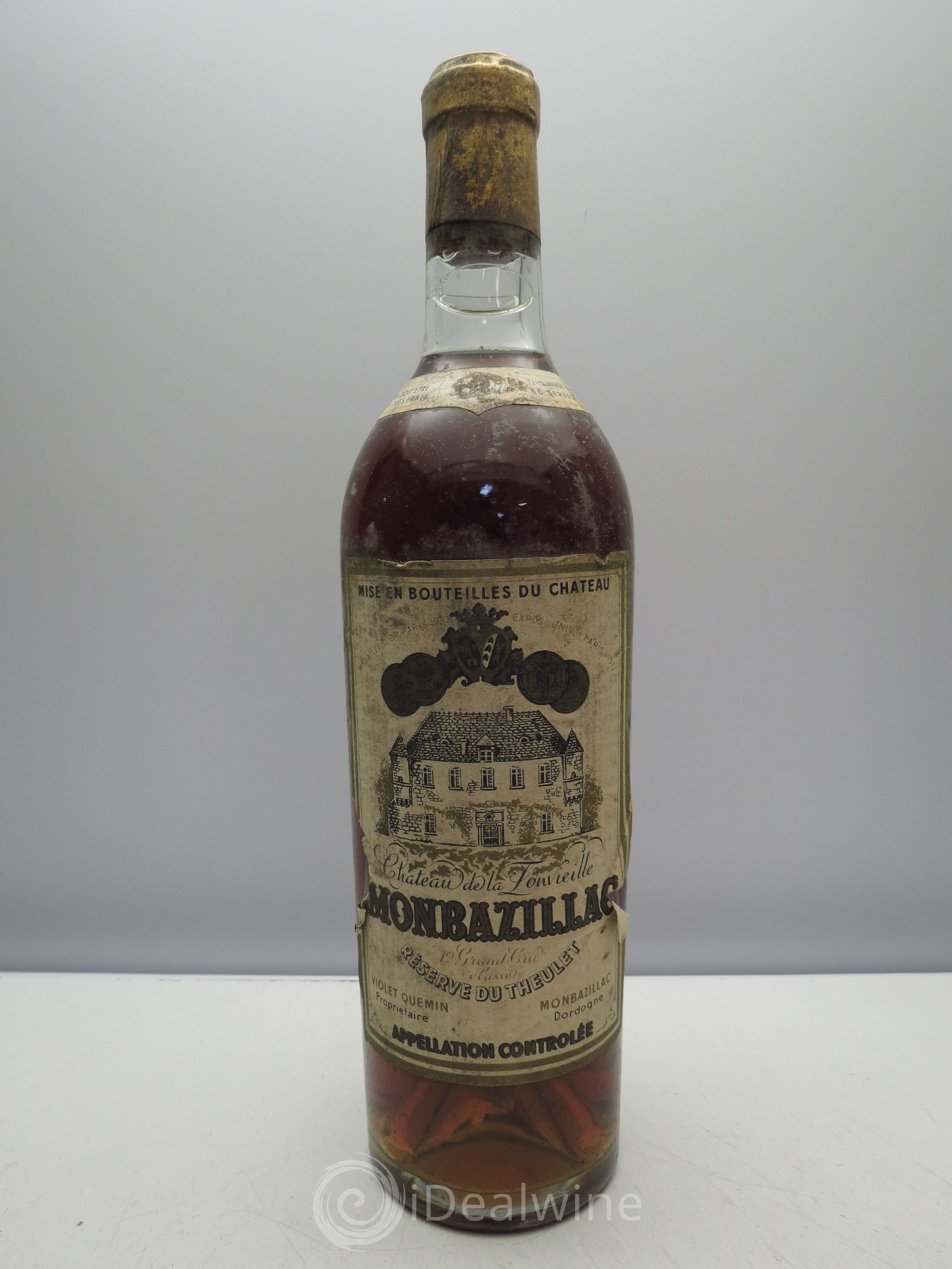 Monbazillac Château de Fontvieille Réserve du Theulet 1937 - Posten von 1 Flasche - 0
