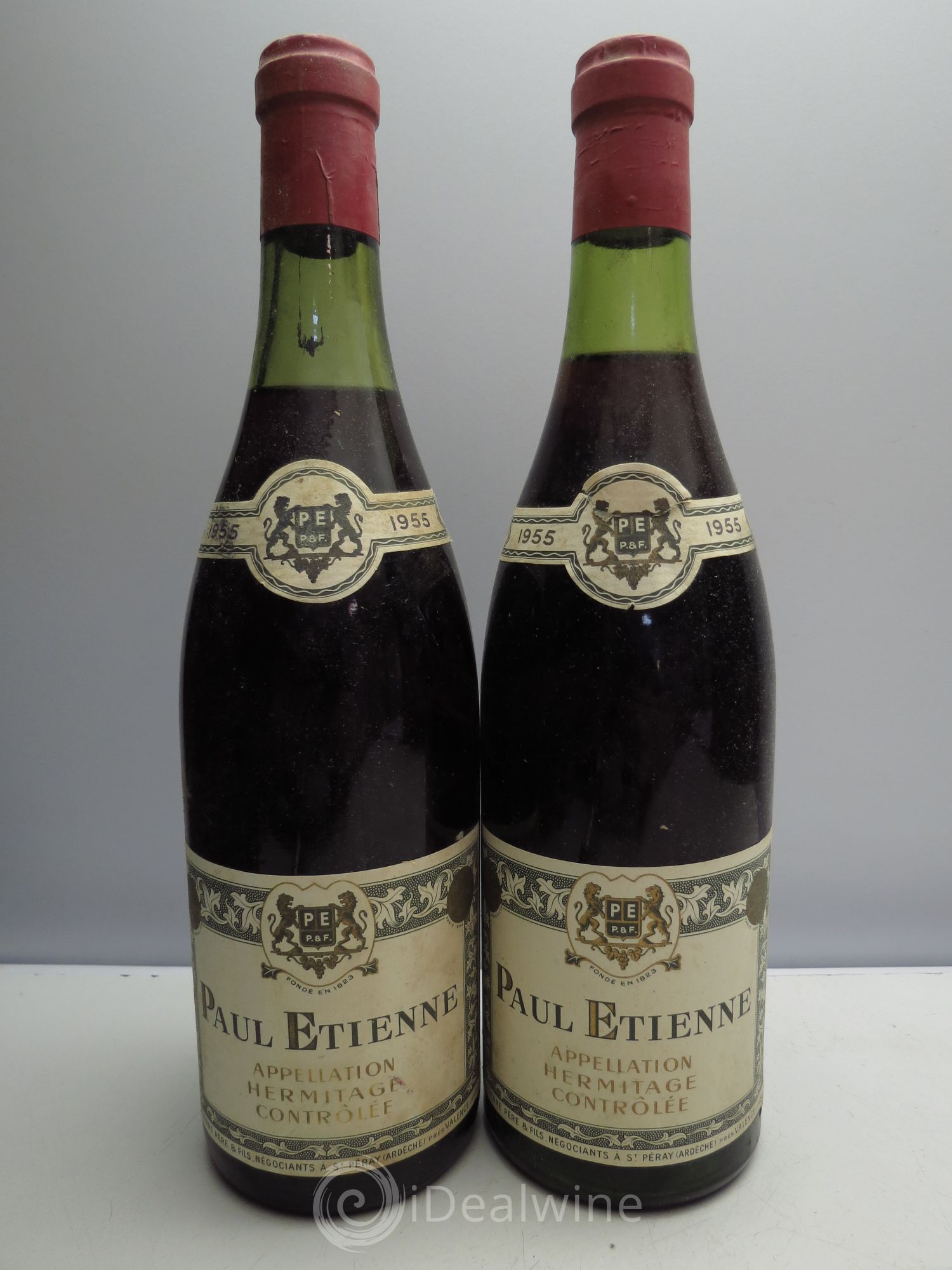 Hermitage Paul Etienne 1955 - Posten von 2 Flaschen - 0