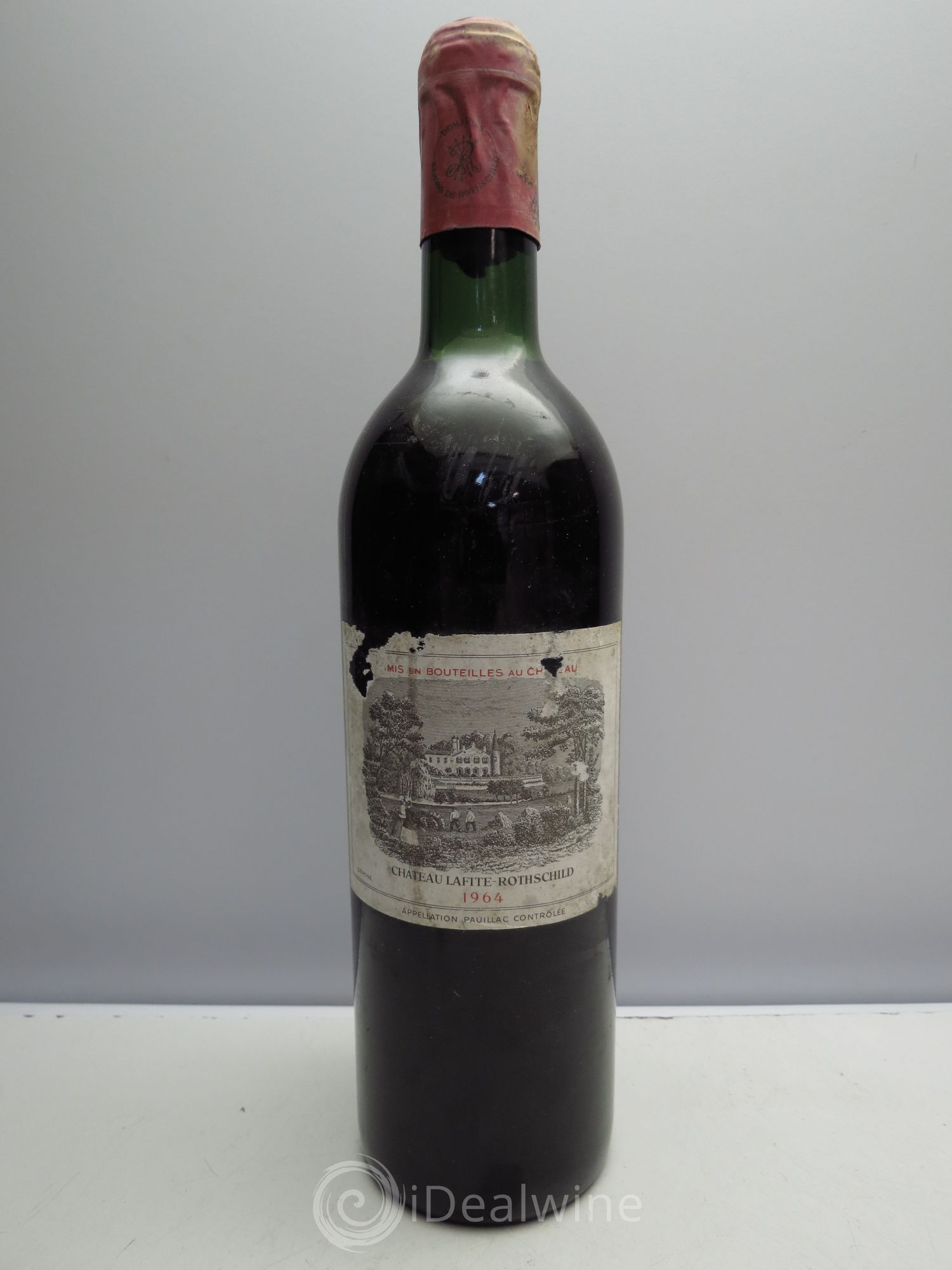 Château Lafite Rothschild 1er Grand Cru Classé (Rebouchée en 1992) 1964 - Lot de 1 bouteille - 0