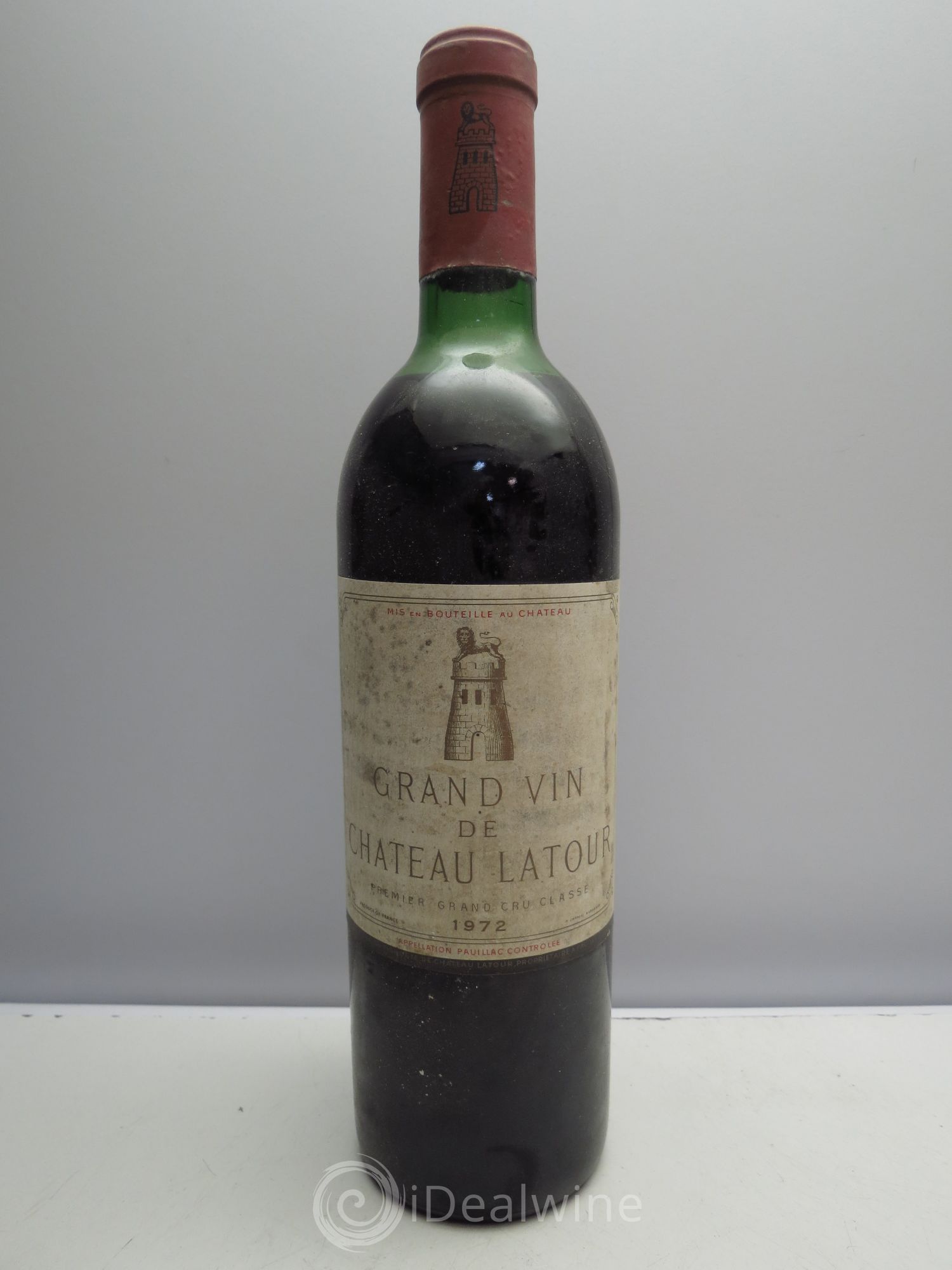 Château Latour 1er Grand Cru Classé 1972 - Lot de 1 bouteille - 0