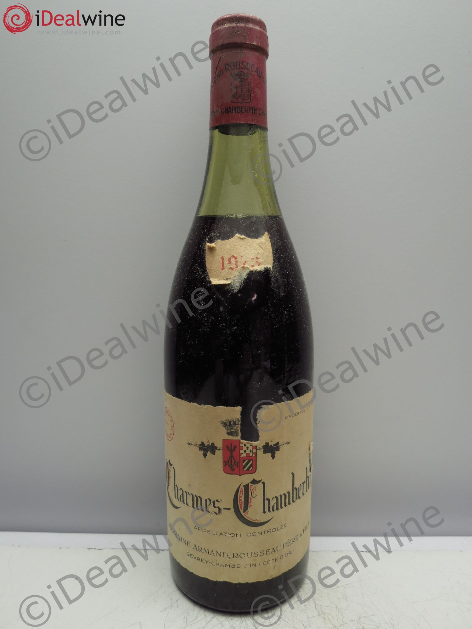 Charmes-Chambertin Grand Cru Armand Rousseau (Domaine) 1973 - Lot de 1 bouteille - 0