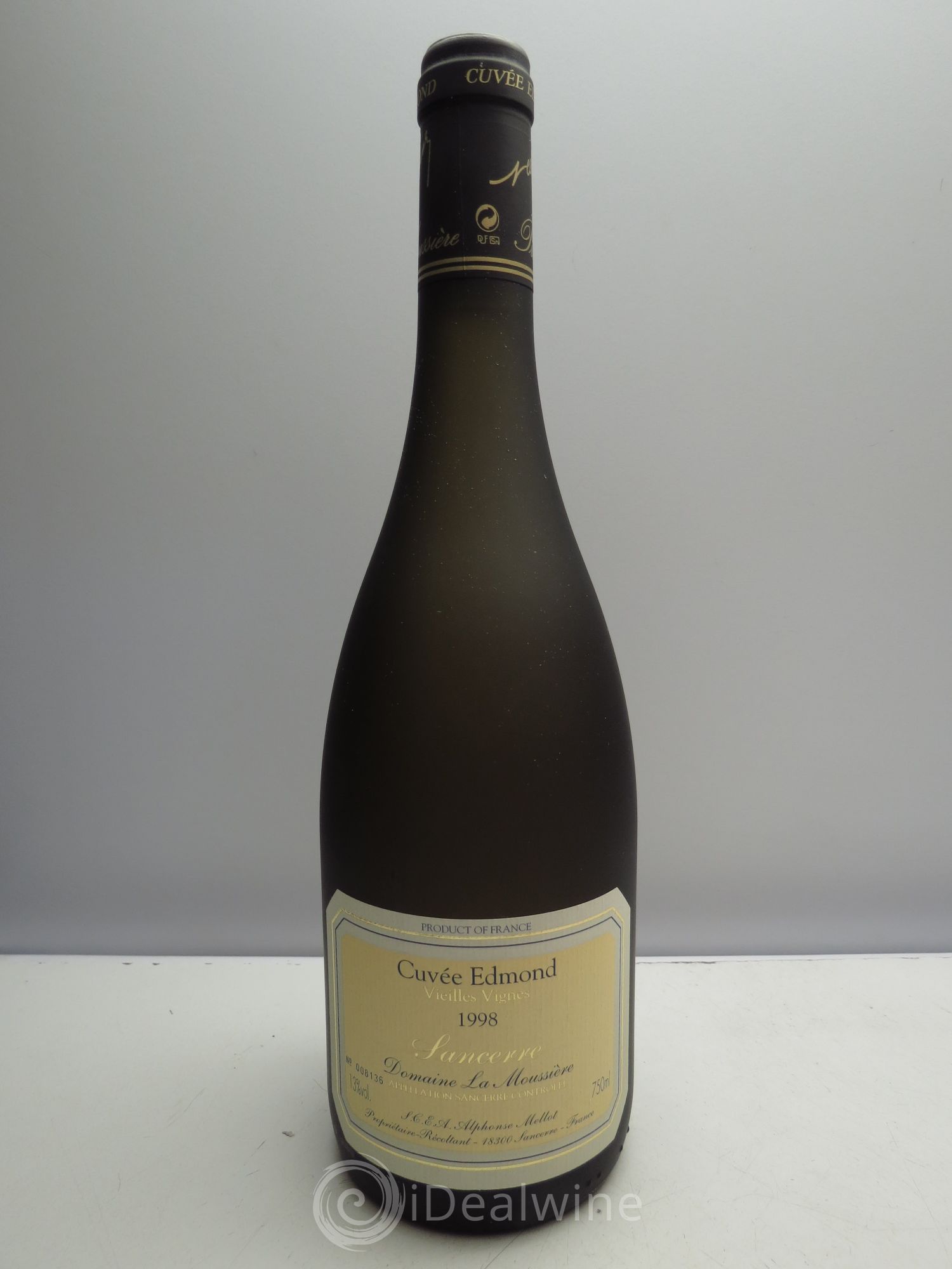 Sancerre la Moussière Vieilles Vignes Cuvée Edmond Mellot 1998 - Posten von 6 Flaschen - 0