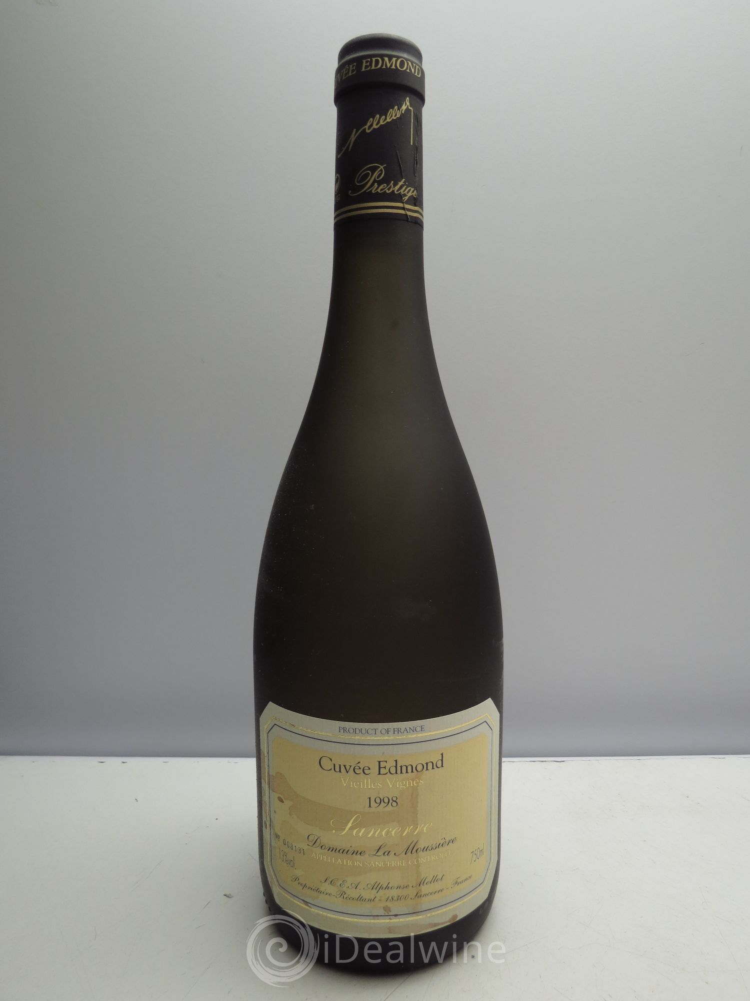 Sancerre la Moussière Vieilles Vignes Cuvée Edmond Mellot 1998 - Posten von 6 Flaschen - 0