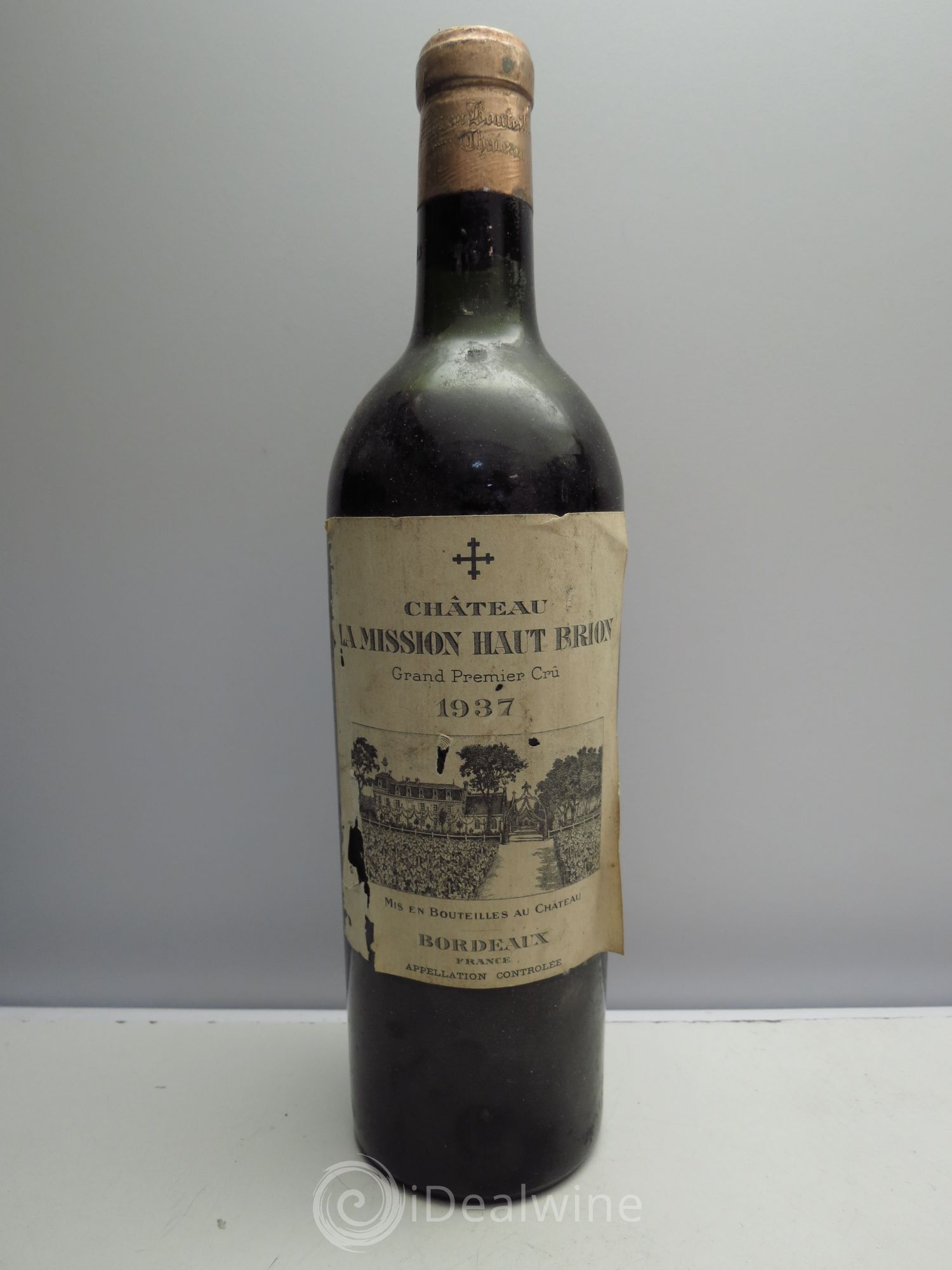 Château la Mission Haut-Brion Cru Classé de Graves 1937 - Lot de 1 bouteille - 0