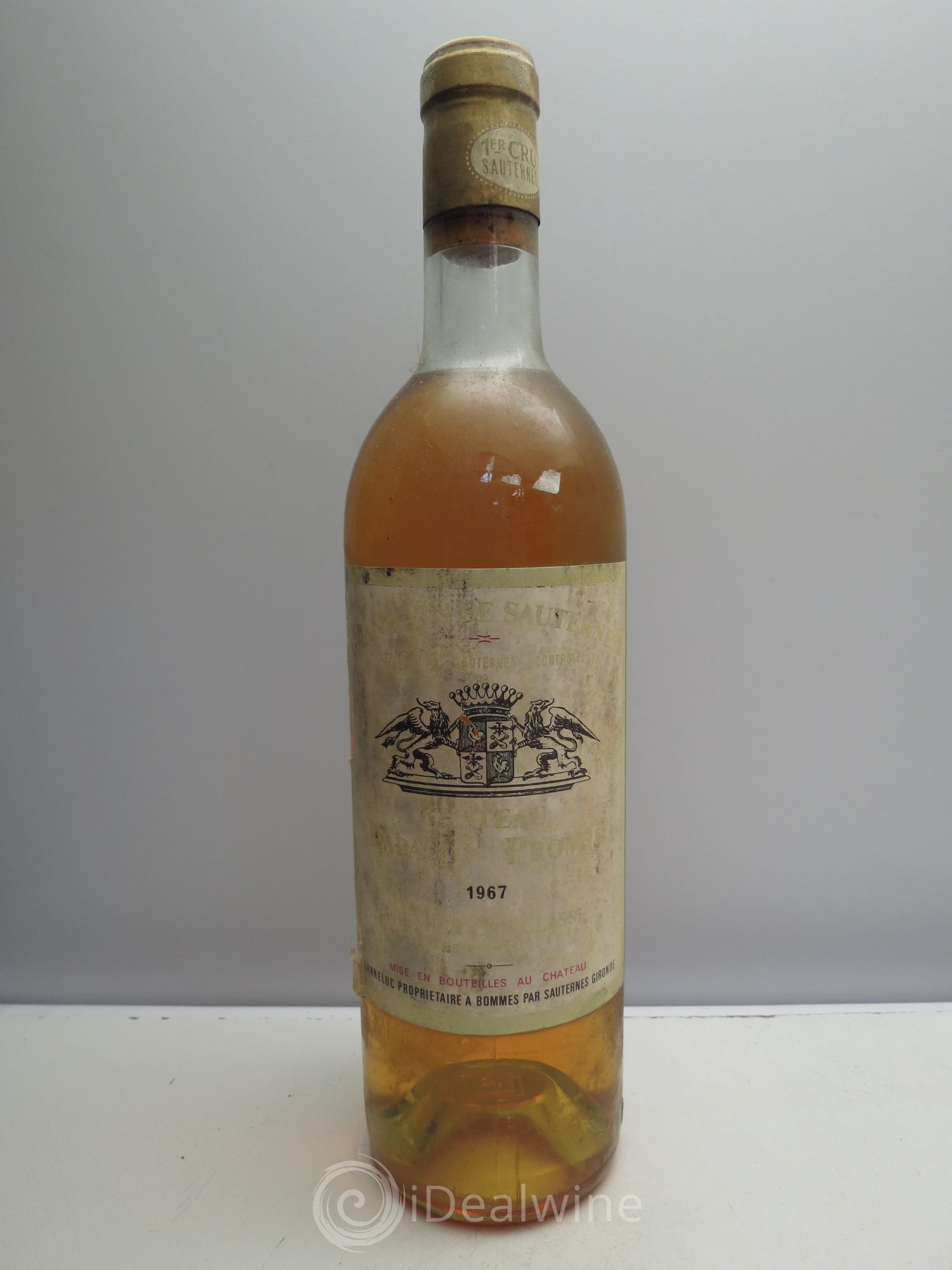 Château Rabaud Promis 1er Grand Cru Classé 1967 - Posten von 1 Flasche - 0