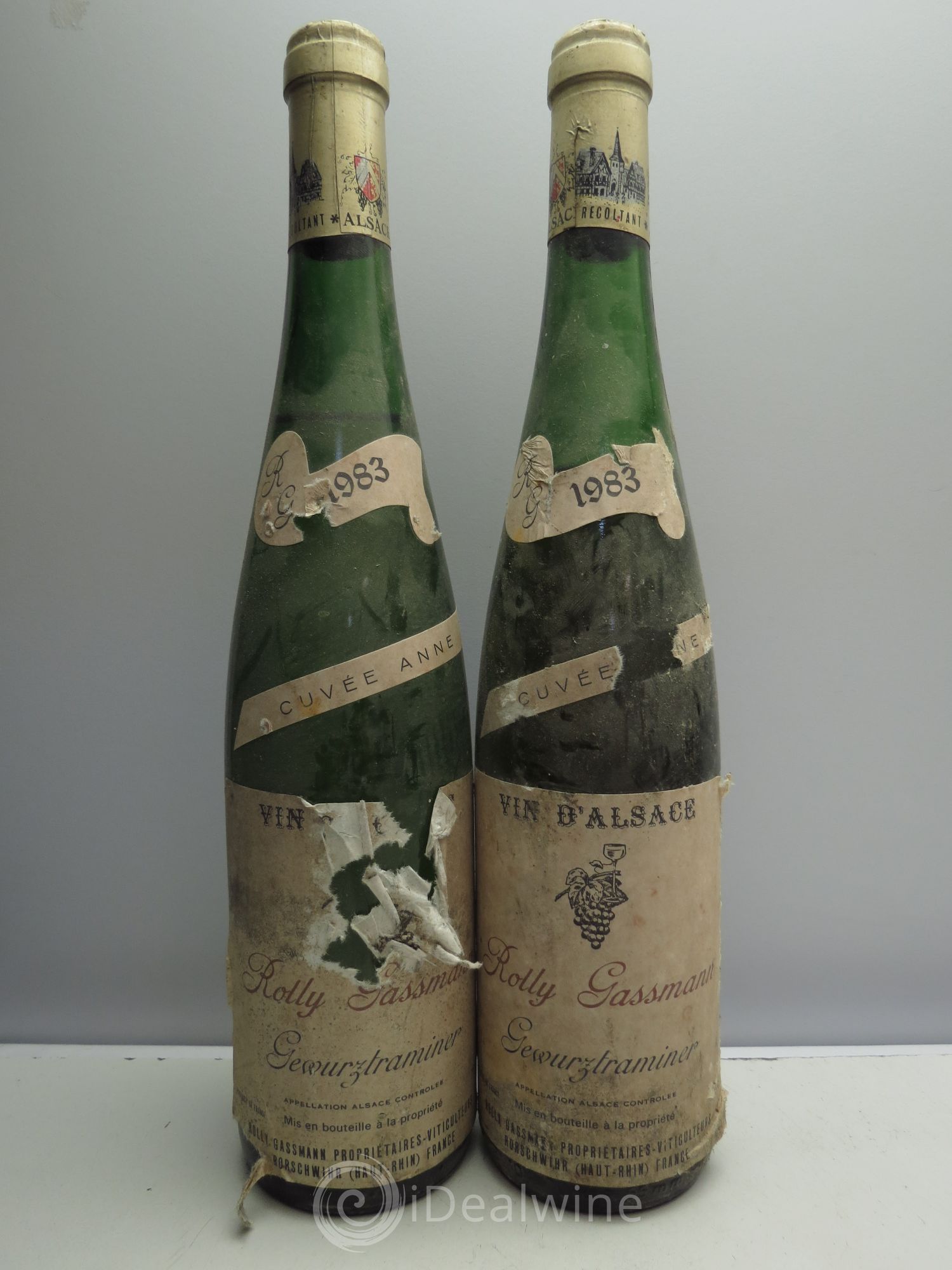 Gewurztraminer Rolly Gassmann Cuvée Anne 1983 - Lot de 2 bouteilles - 0