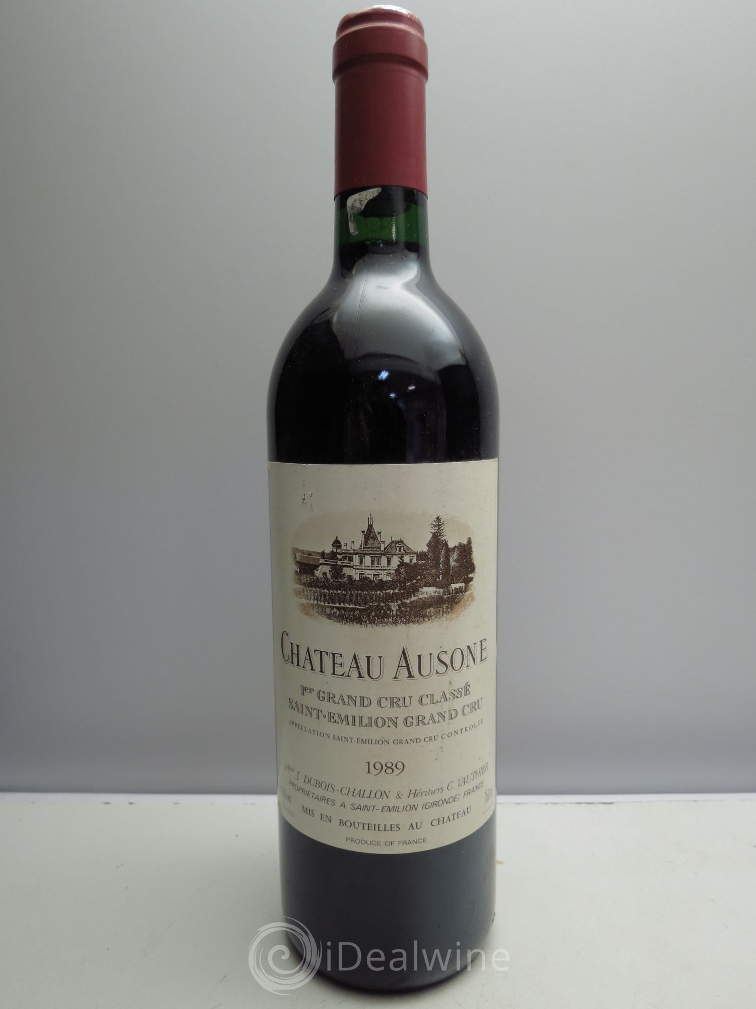 Château Ausone 1er Grand Cru Classé A 1989 - Lot de 1 bouteille - 0
