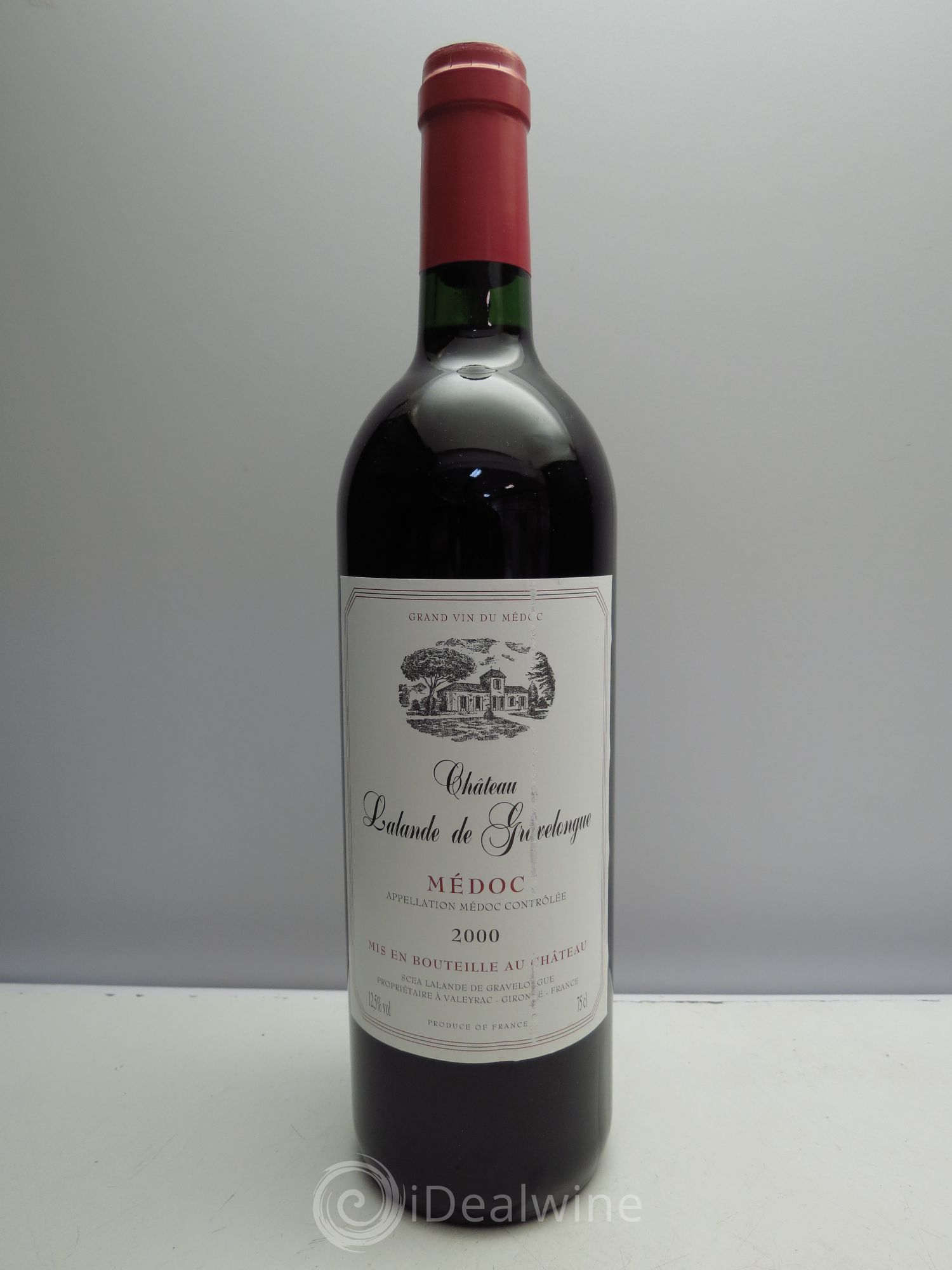 Médoc Château Lalande de Gravelongue 2000 - Lot de 6 bouteilles - 0