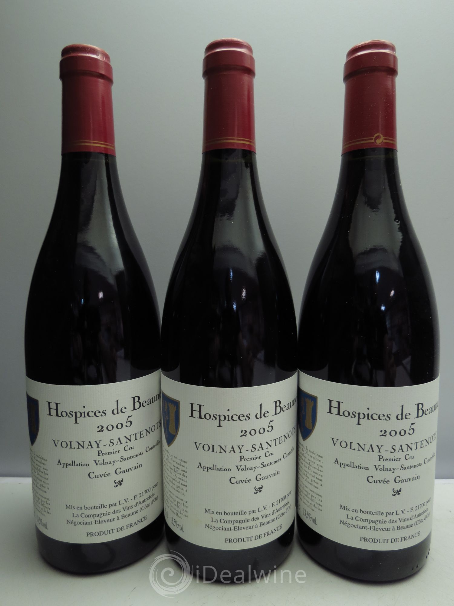 Volnay 1er Cru Cuvée Gauvain Hospices de Beaune 2005 - Posten von 3 Flaschen - 0