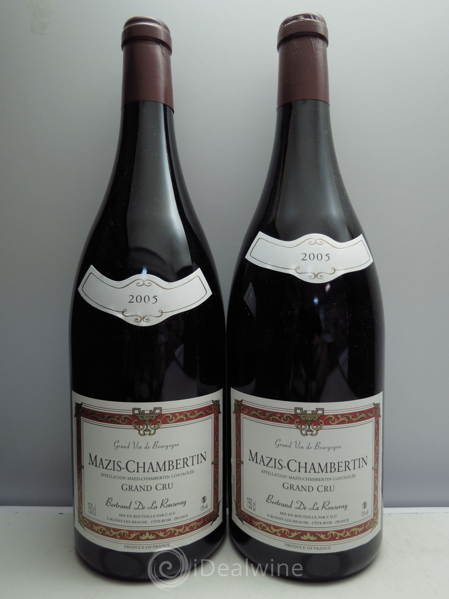 Mazis-Chambertin Grand Cru De La Ronseray 2005 - Lot de 2 magnums - 0