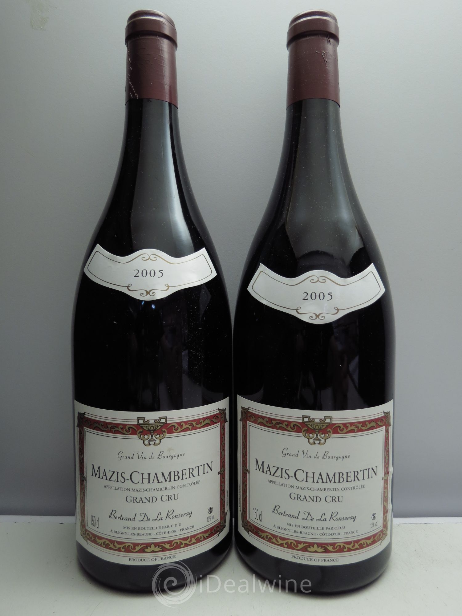 Mazis-Chambertin Grand Cru De La Ronseray 2005 - Lot de 2 magnums - 0