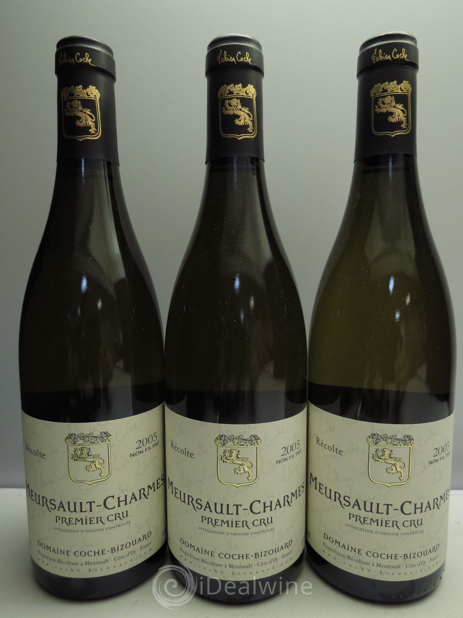 Meursault 1er Cru F.Coche-Bizouard 2005 - Posten von 3 Flaschen - 0