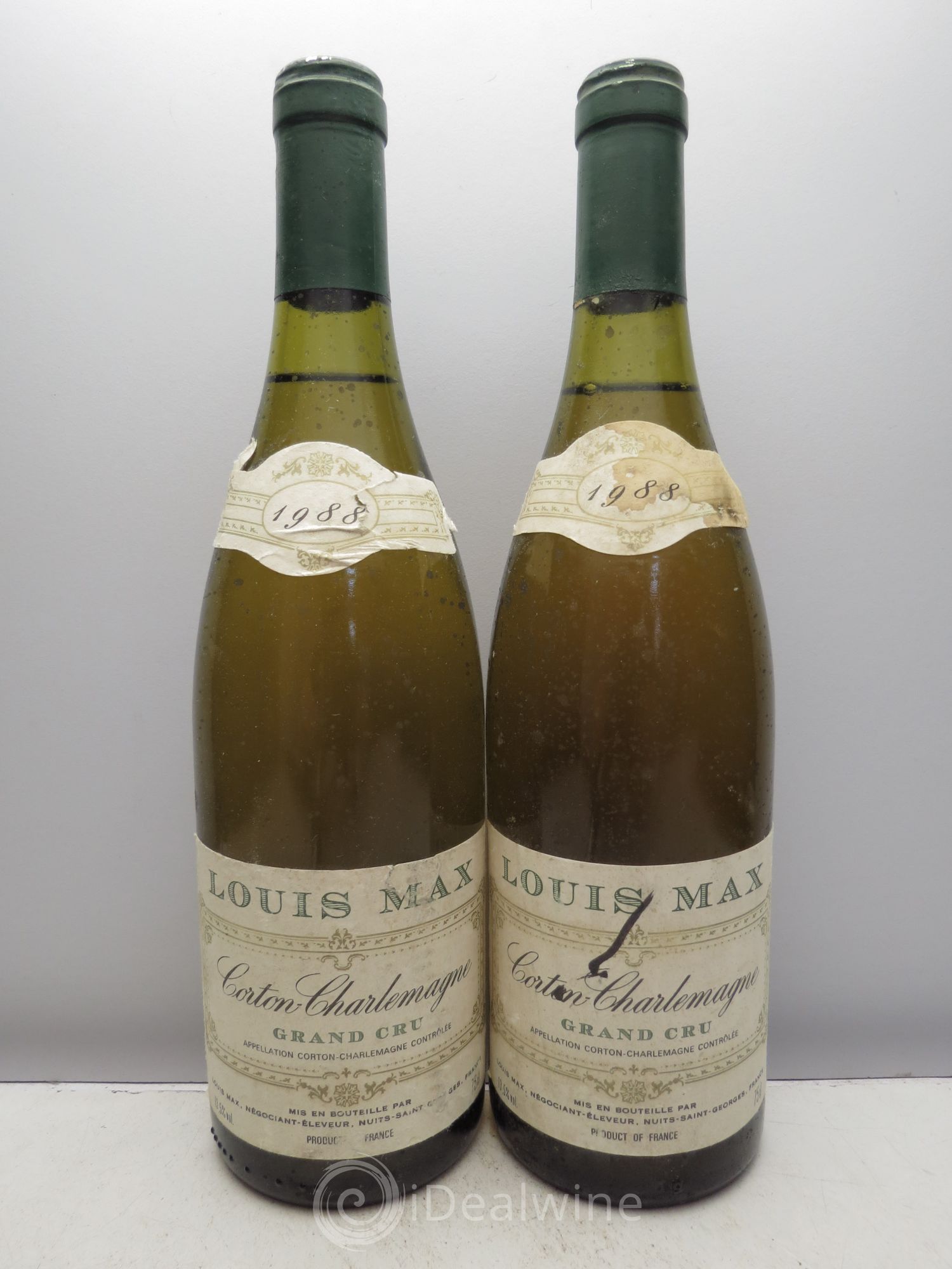 Corton-Charlemagne Grand Cru Louis Max 1988 - Lot de 2 bouteilles - 0