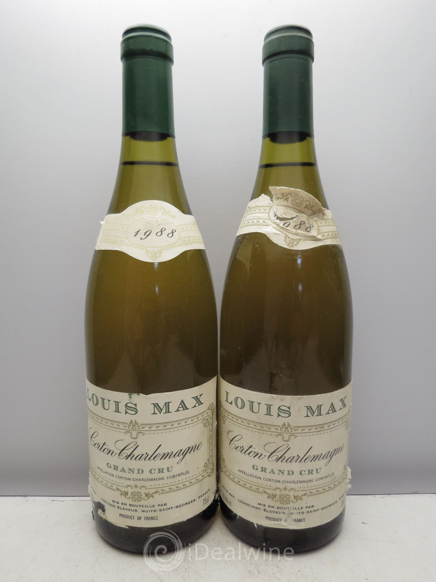 Corton-Charlemagne Grand Cru Louis Max 1988 - Lot de 2 bouteilles - 0