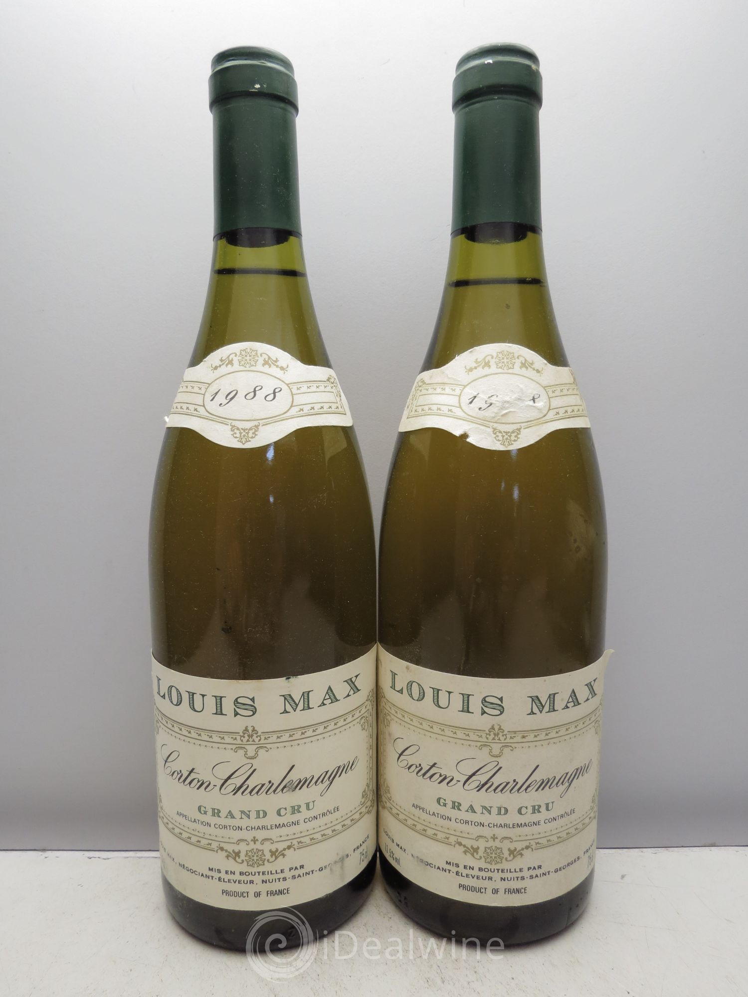 Corton-Charlemagne Grand Cru Louis Max 1988 - Lot de 2 bouteilles - 0