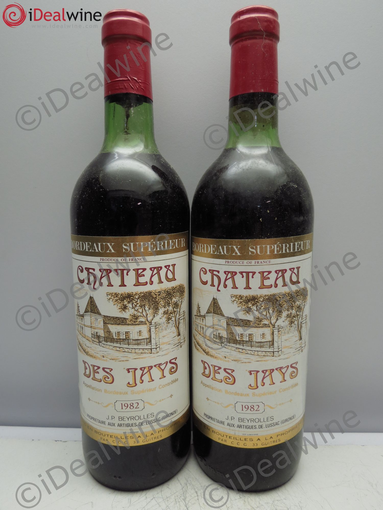 Bordeaux Château des Jays 1982 - Posten von 2 Flaschen - 0