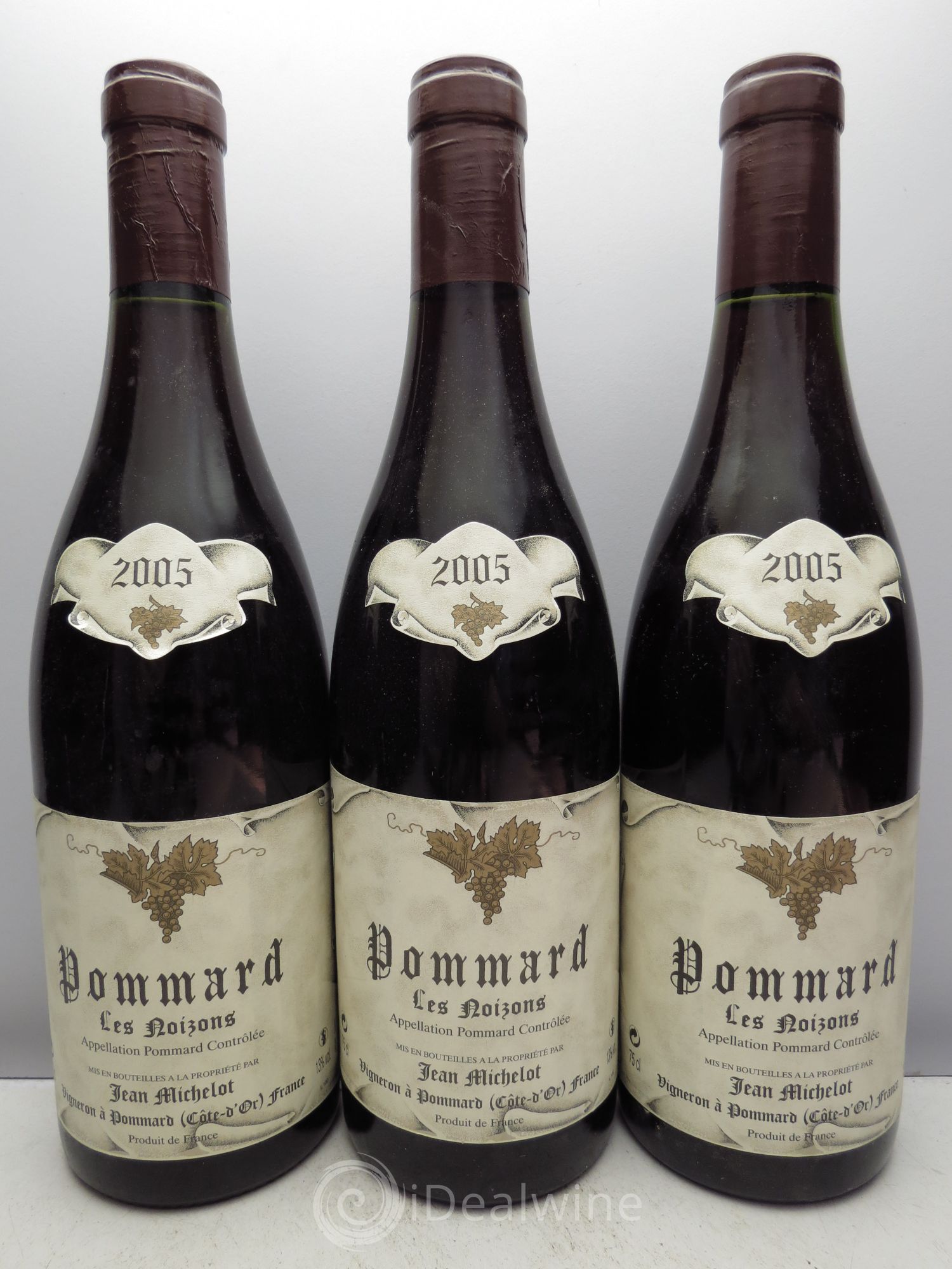 Pommard Les Noizons - Jean Michelot 2005 - Posten von 3 Flaschen - 0