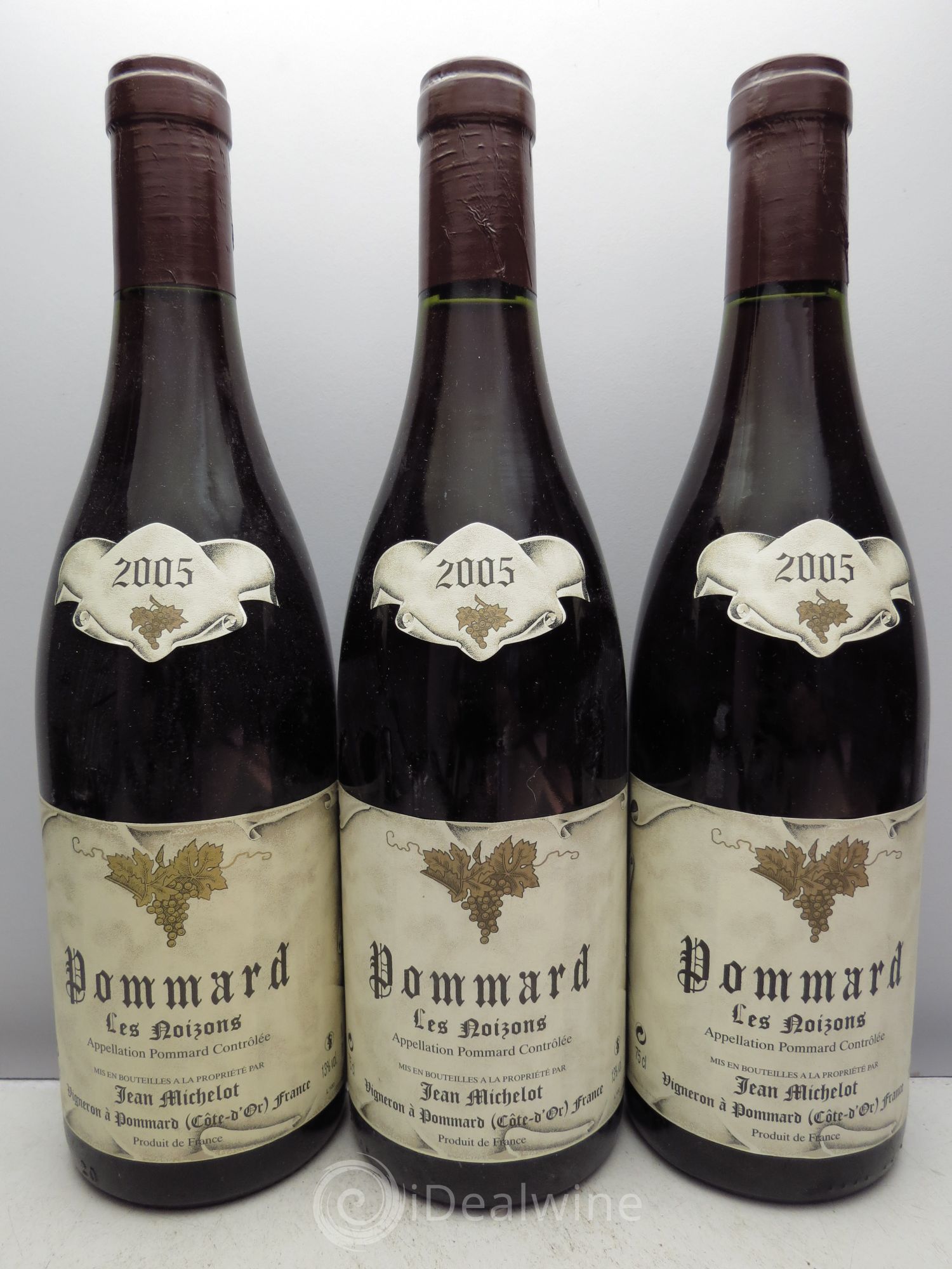 Pommard Les Noizons - Jean Michelot 2005 - Posten von 3 Flaschen - 0