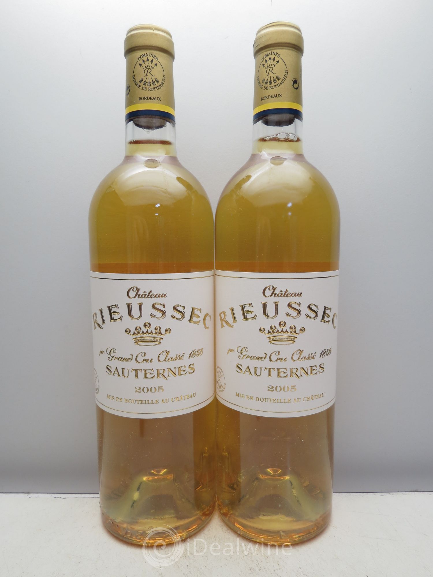 Château Rieussec 1er Grand Cru Classé 2005 - Lotto di 2 bottiglie - 0