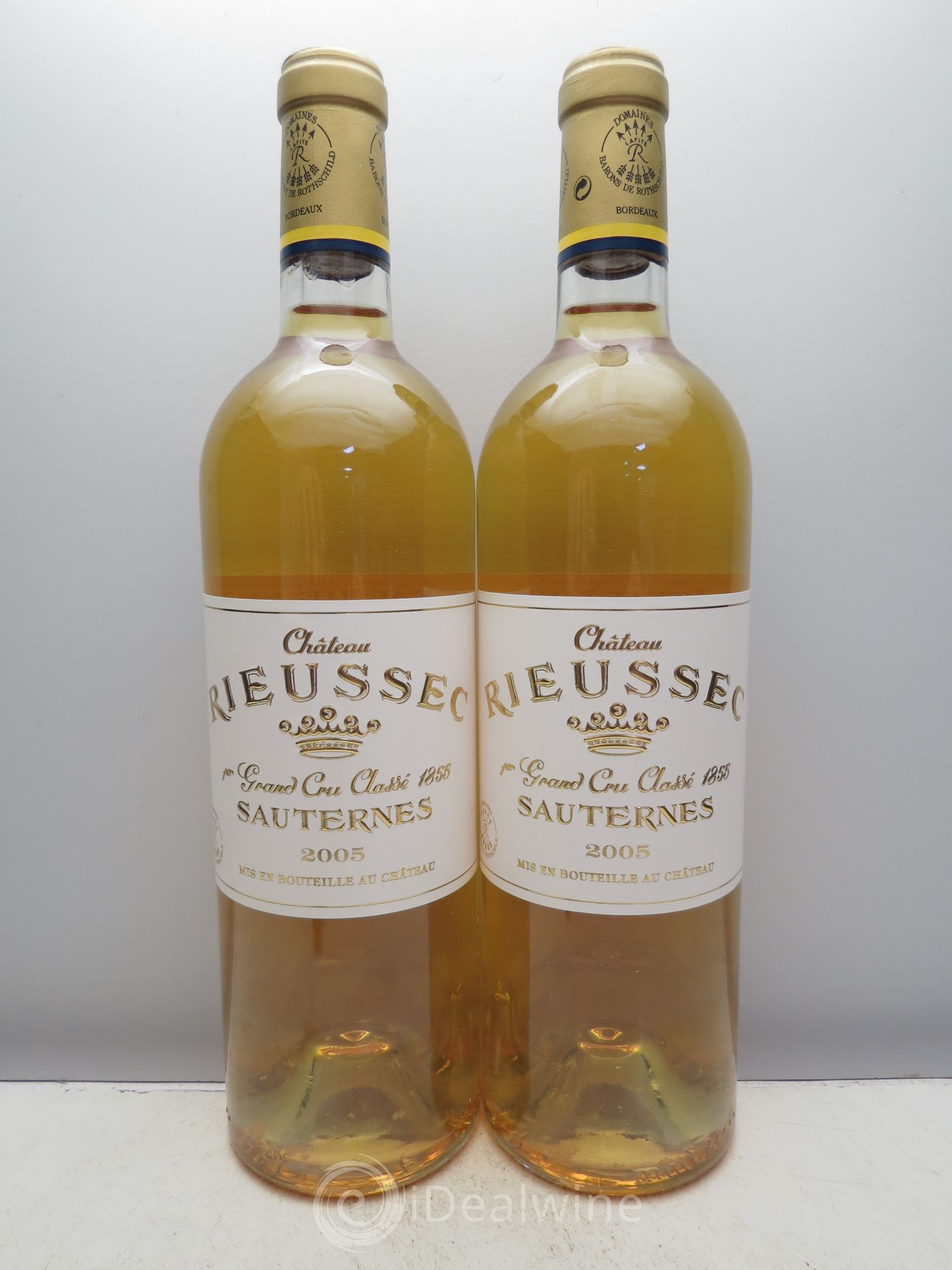Château Rieussec 1er Grand Cru Classé 2005 - Lotto di 2 bottiglie - 0