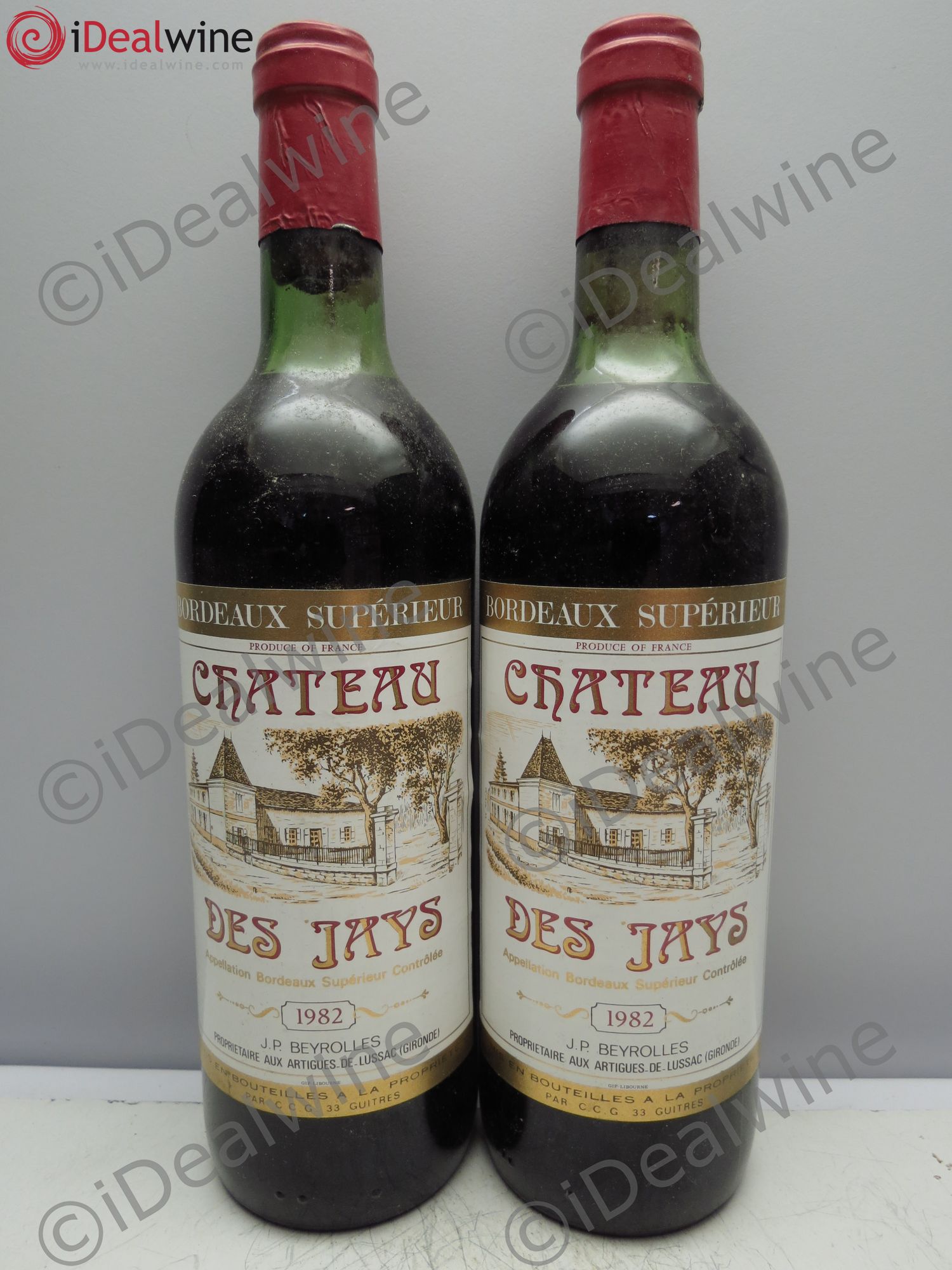 Bordeaux Château des Jays 1982 - Posten von 2 Flaschen - 0