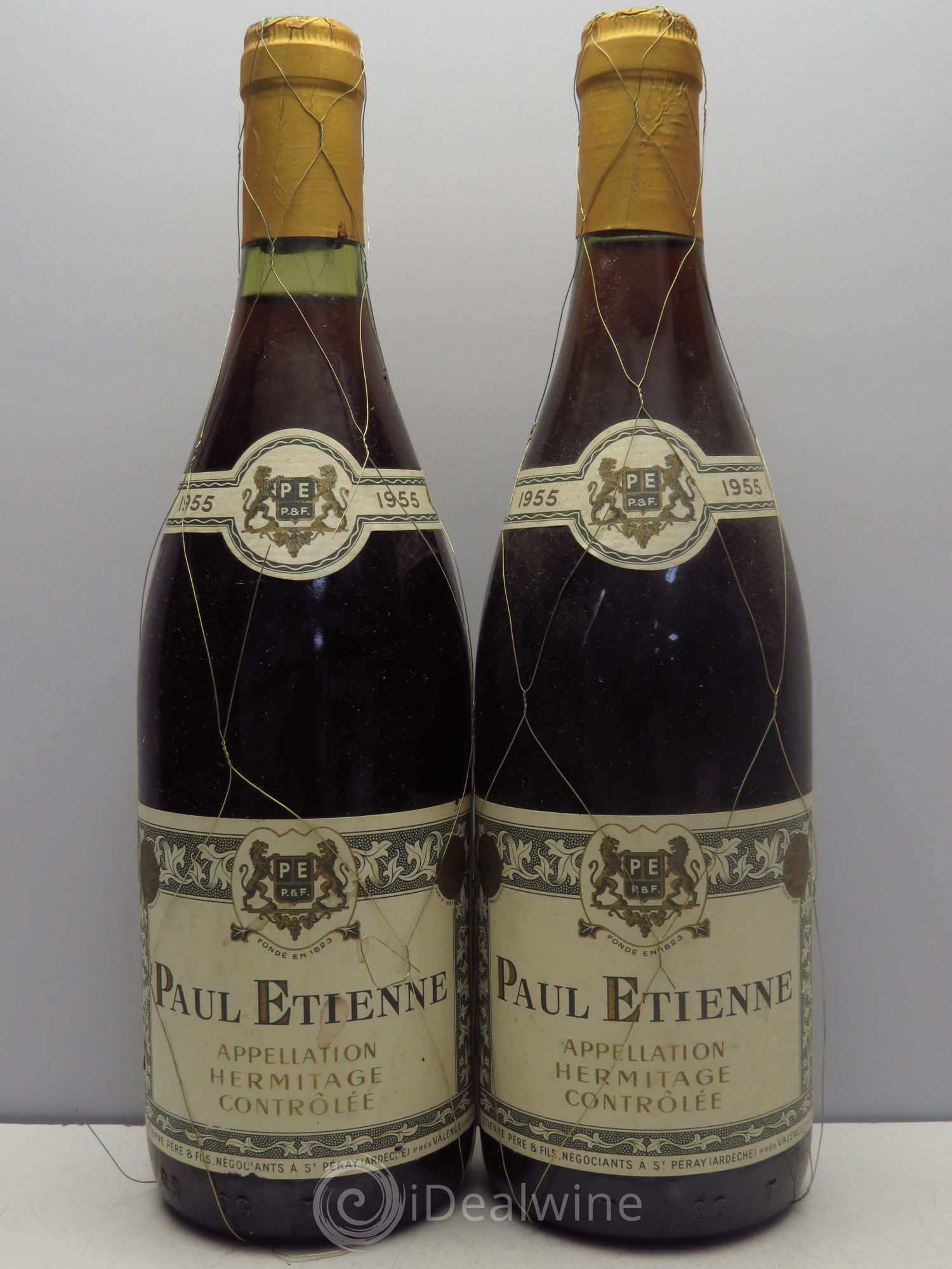 Hermitage 1955 - Lot de 2 bouteilles - 0