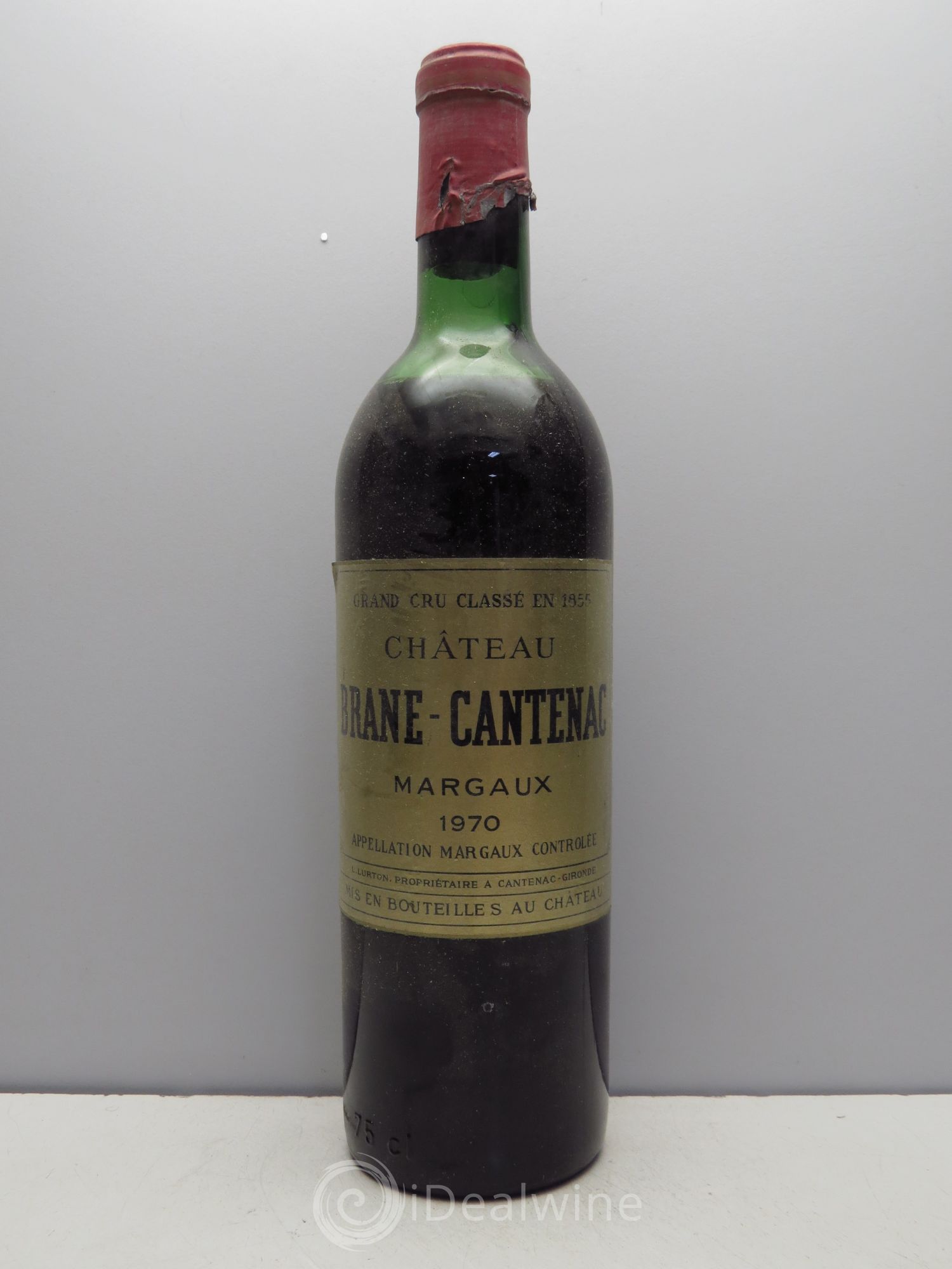 Château Brane Cantenac 2ème Grand Cru Classé 1970 - Lot de 1 bouteille - 0