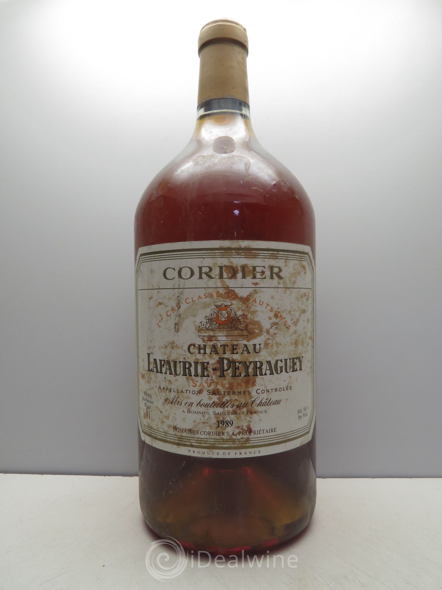 Château Lafaurie-Peyraguey 1er Grand Cru Classé 1989 - Lotto di 1 jéroboam - 0