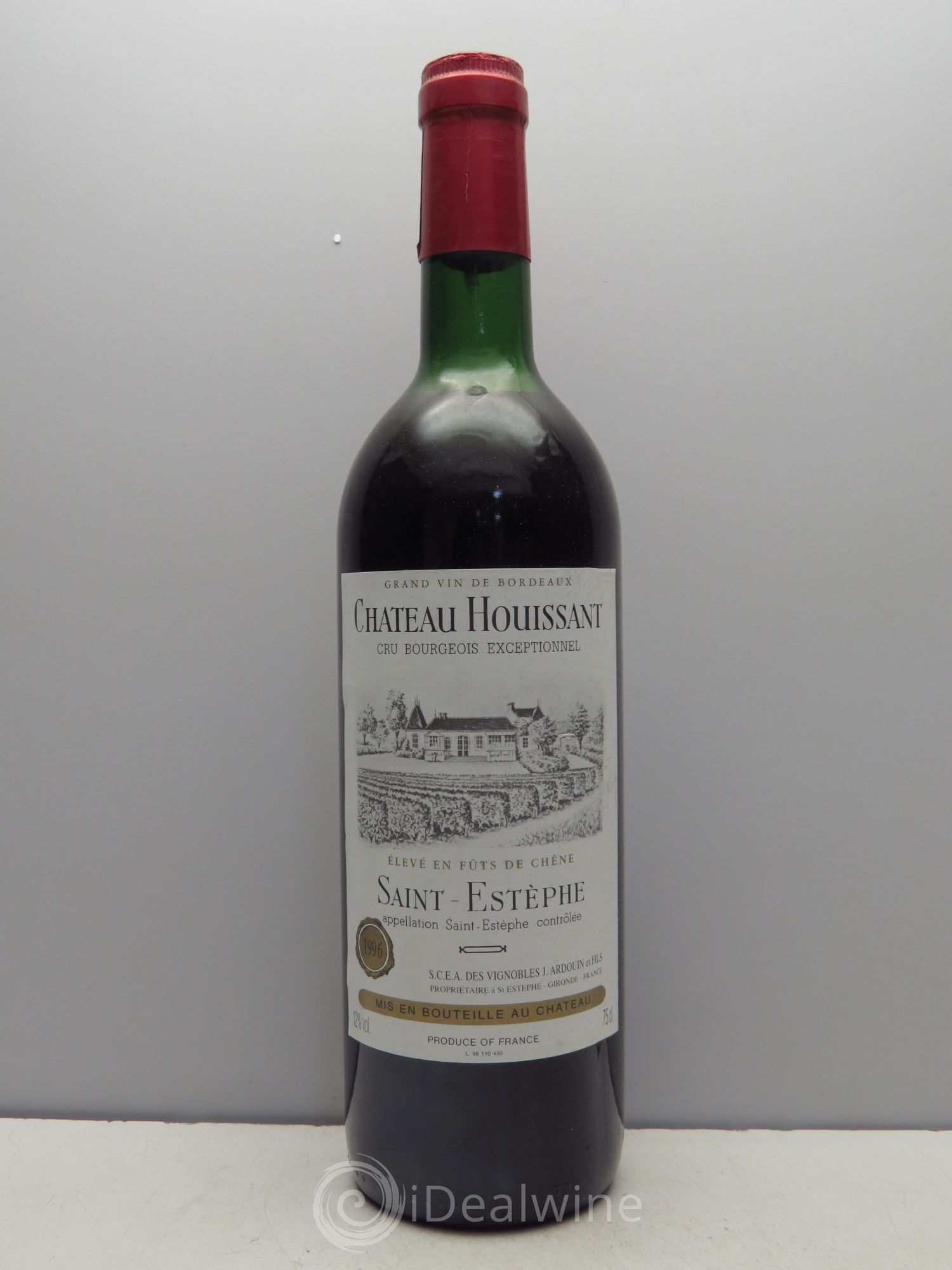 Château Saint-Estèphe Château Houissant 1996 - Lot de 6 bouteilles - 0