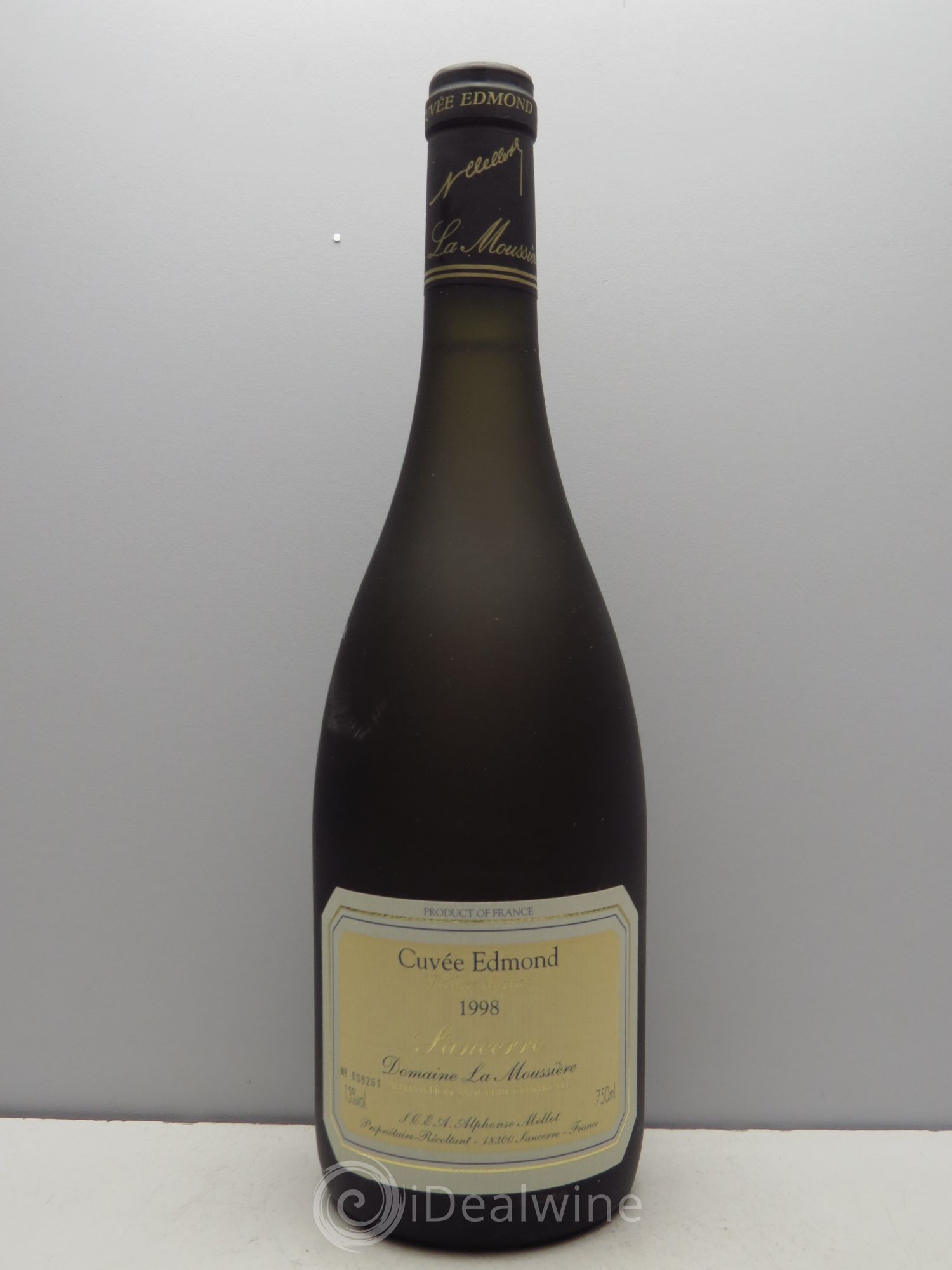 Sancerre Cuvée Edmond Alphonse Mellot Vieilles Vignes Domaine de la Moussière 1998 - Posten von 6 Flaschen - 0