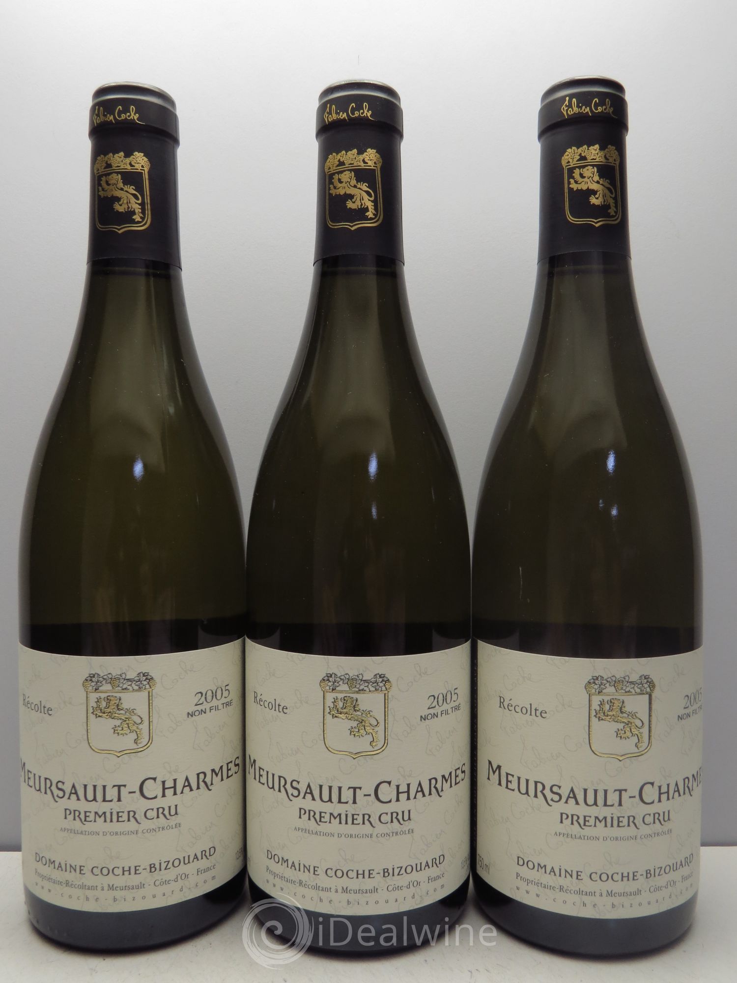 Meursault 1er Cru Fabien Coche-Bizouard 2005 - Posten von 3 Flaschen - 0
