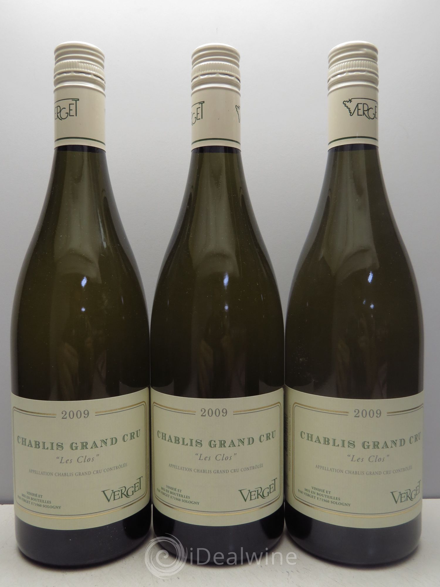 Chablis 1er Cru Verget 2009 - Lot de 3 bouteilles - 0