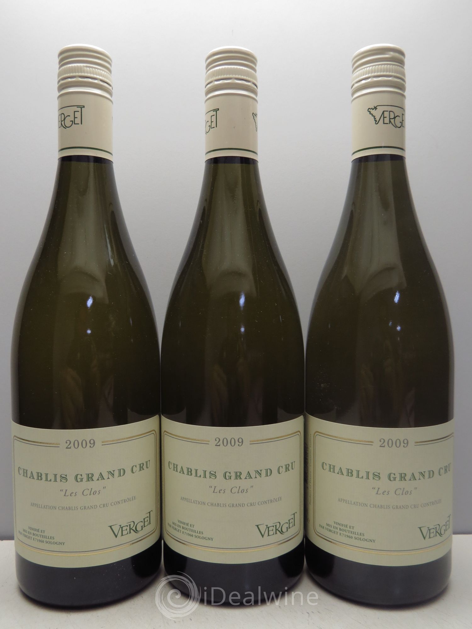 Chablis 1er Cru Verget 2009 - Lot de 3 bouteilles - 0