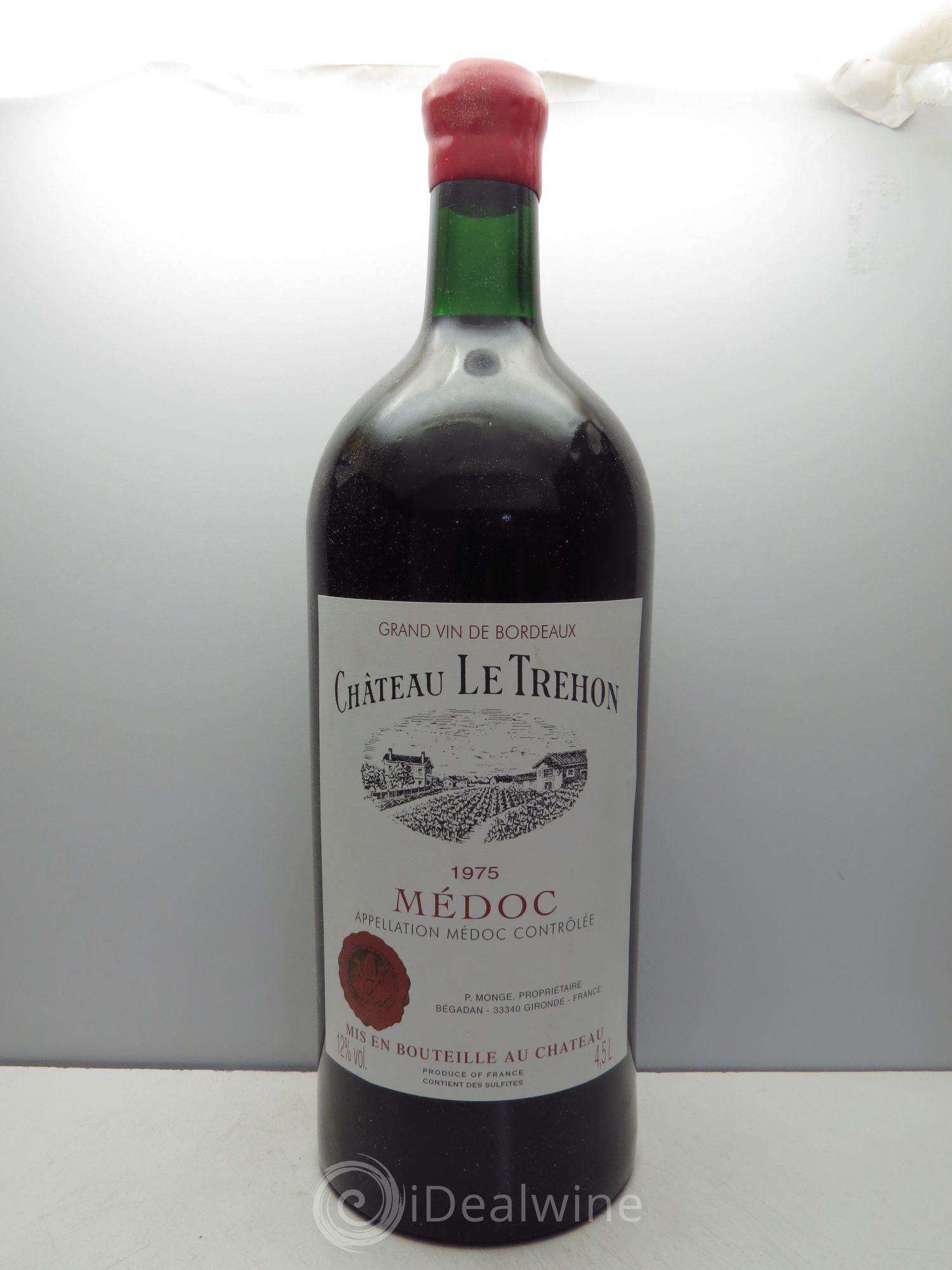 Médoc Château Le Tréhon 1975 - Lot de 1 jeroboam - 0