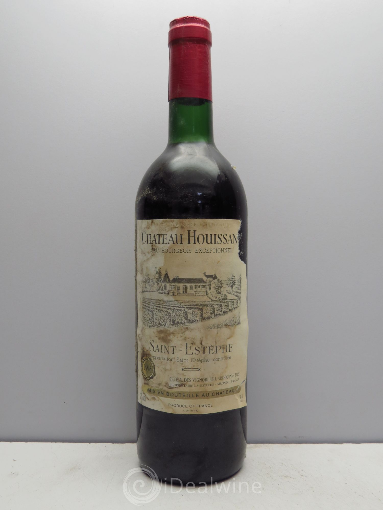 Château Saint-Estèphe Houissant 1996 - Lot de 6 bouteilles - 0