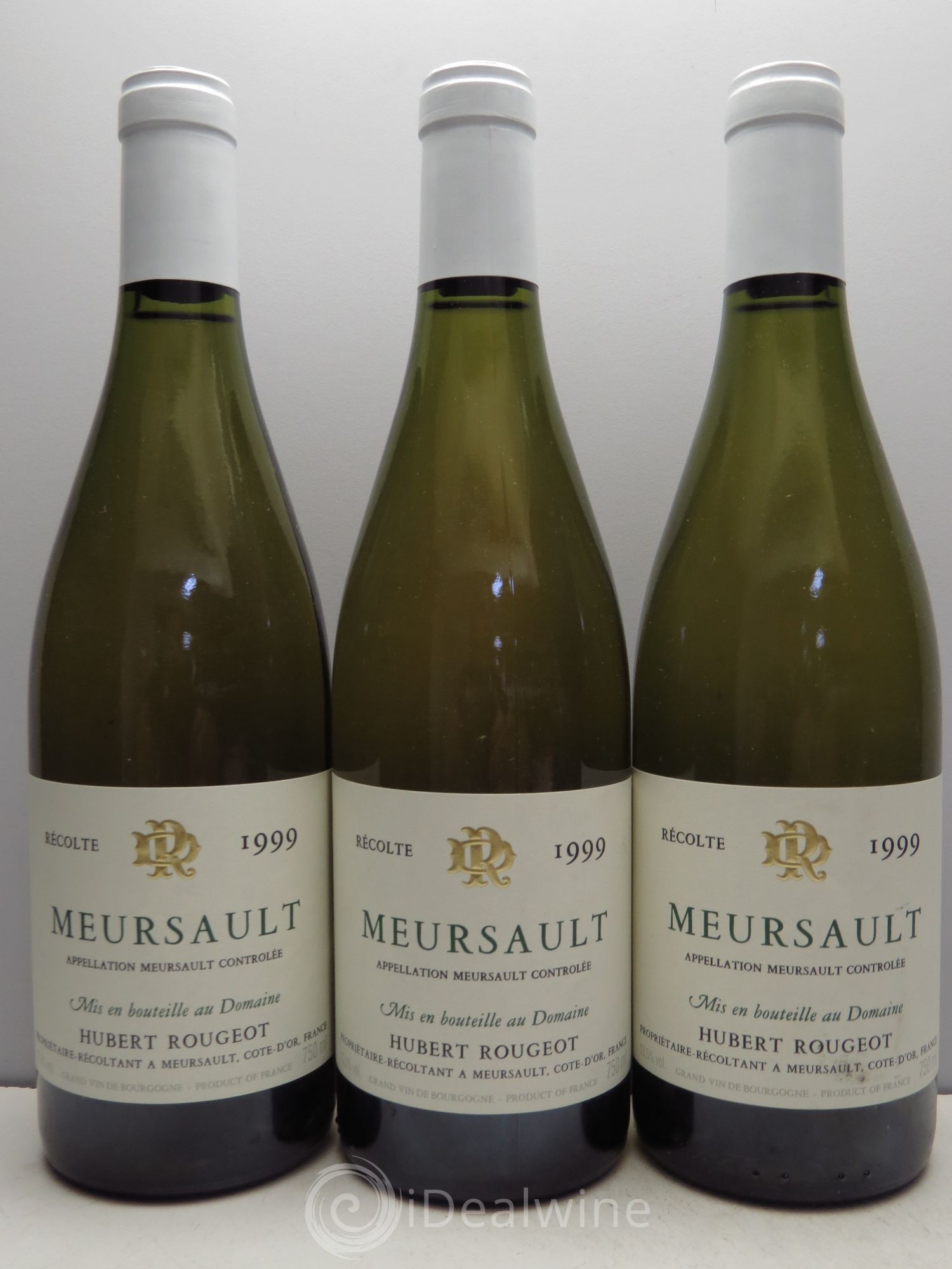 Meursault Hubert Rougeot 1999 - Posten von 3 Flaschen - 0