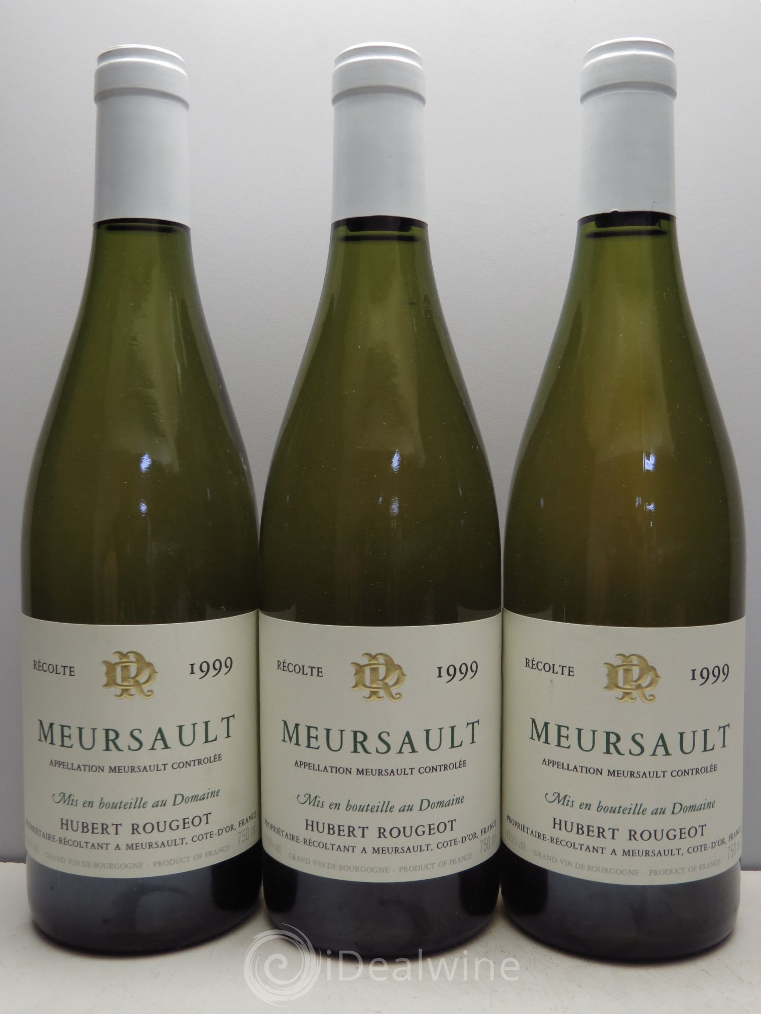 Meursault Hubert Rougeot 1999 - Lot de 3 bouteilles - 0