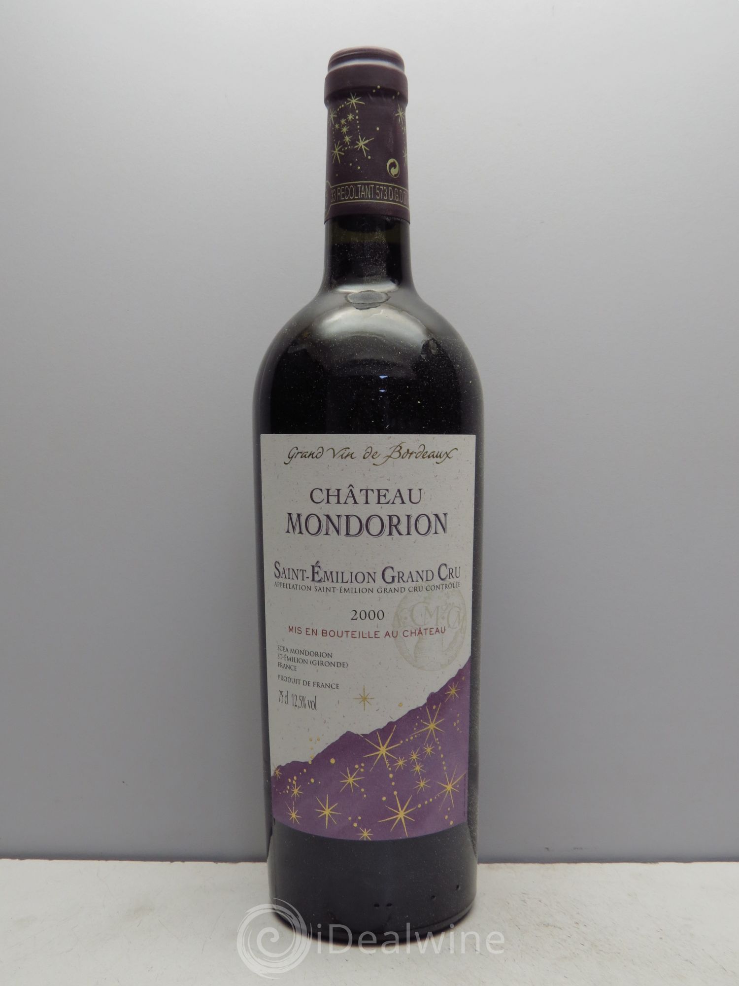 Saint-Émilion GC Mondorion 2000 - Lot de 6 bouteilles - 0
