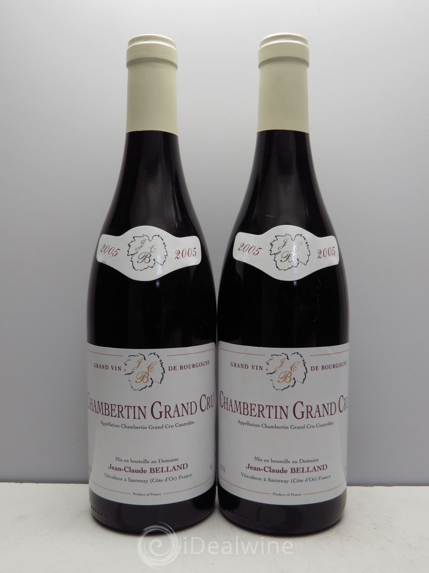 Chambertin Grand Cru JC Belland 2005 - Lot de 2 bouteilles - 0