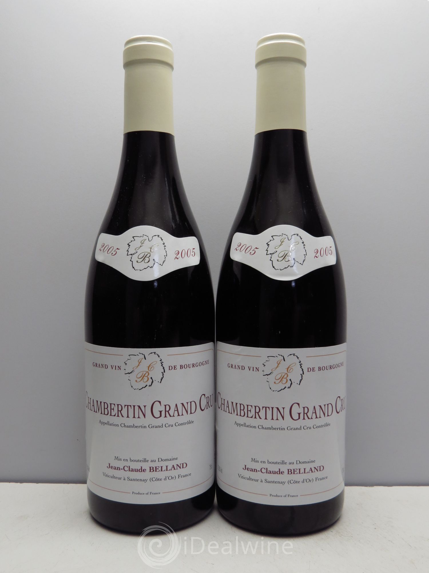 Chambertin Grand Cru JC Belland 2005 - Lot de 2 bouteilles - 0